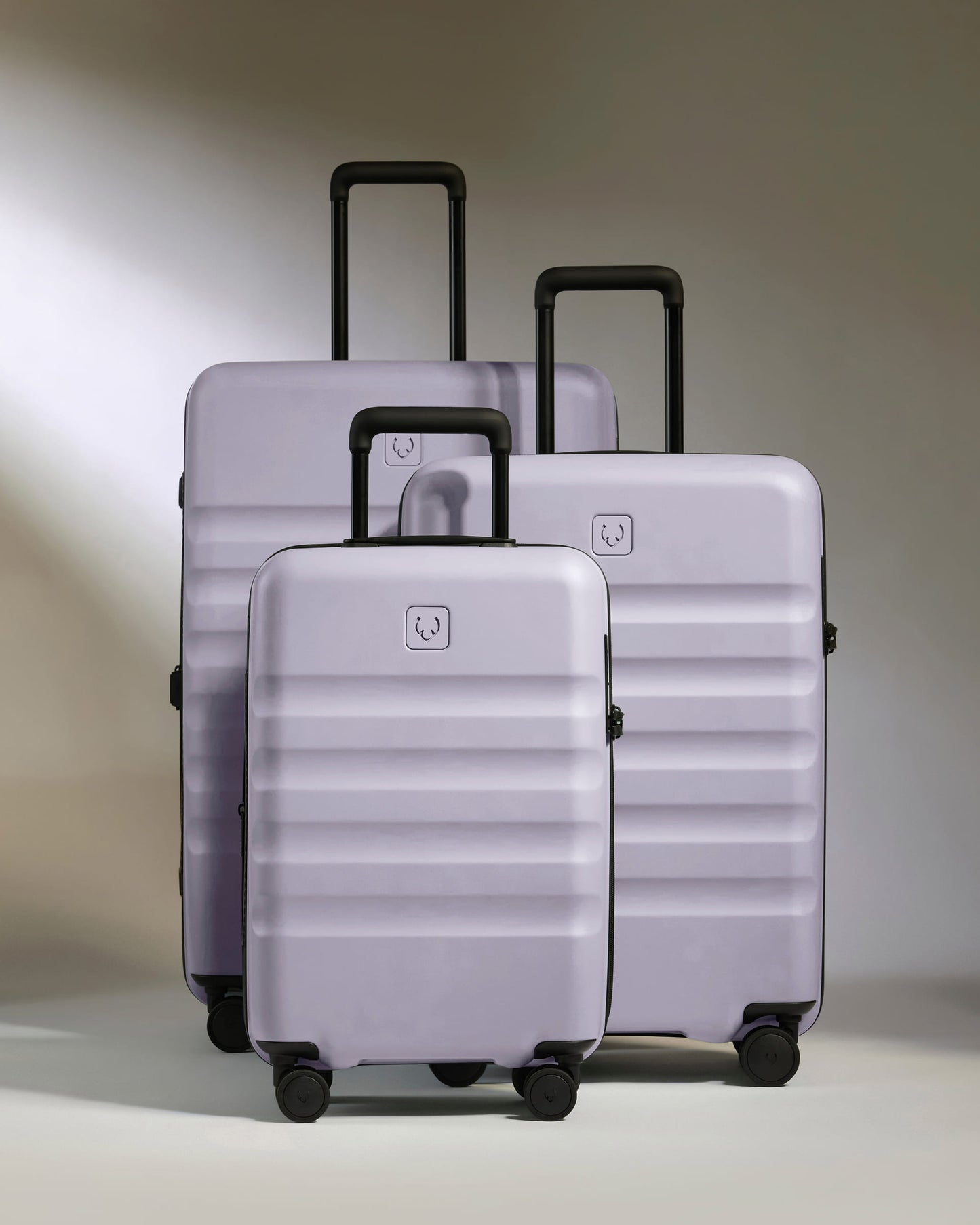 Expandable Cabin Suitcase Set in Meadow Purple - Icon Stripe