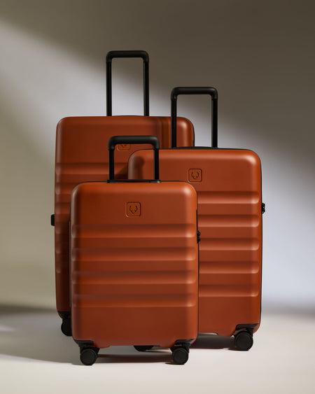 Suitcase Set in Maple Red - Icon Stripe