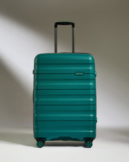 Medium Suitcase in Deep Teal - Lincoln