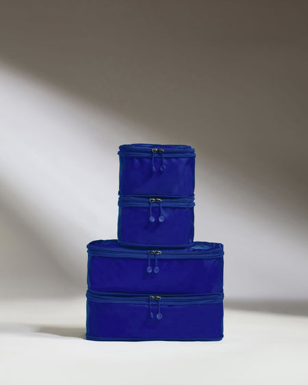 Packing Cubes in Cobalt Blue - Set of 4