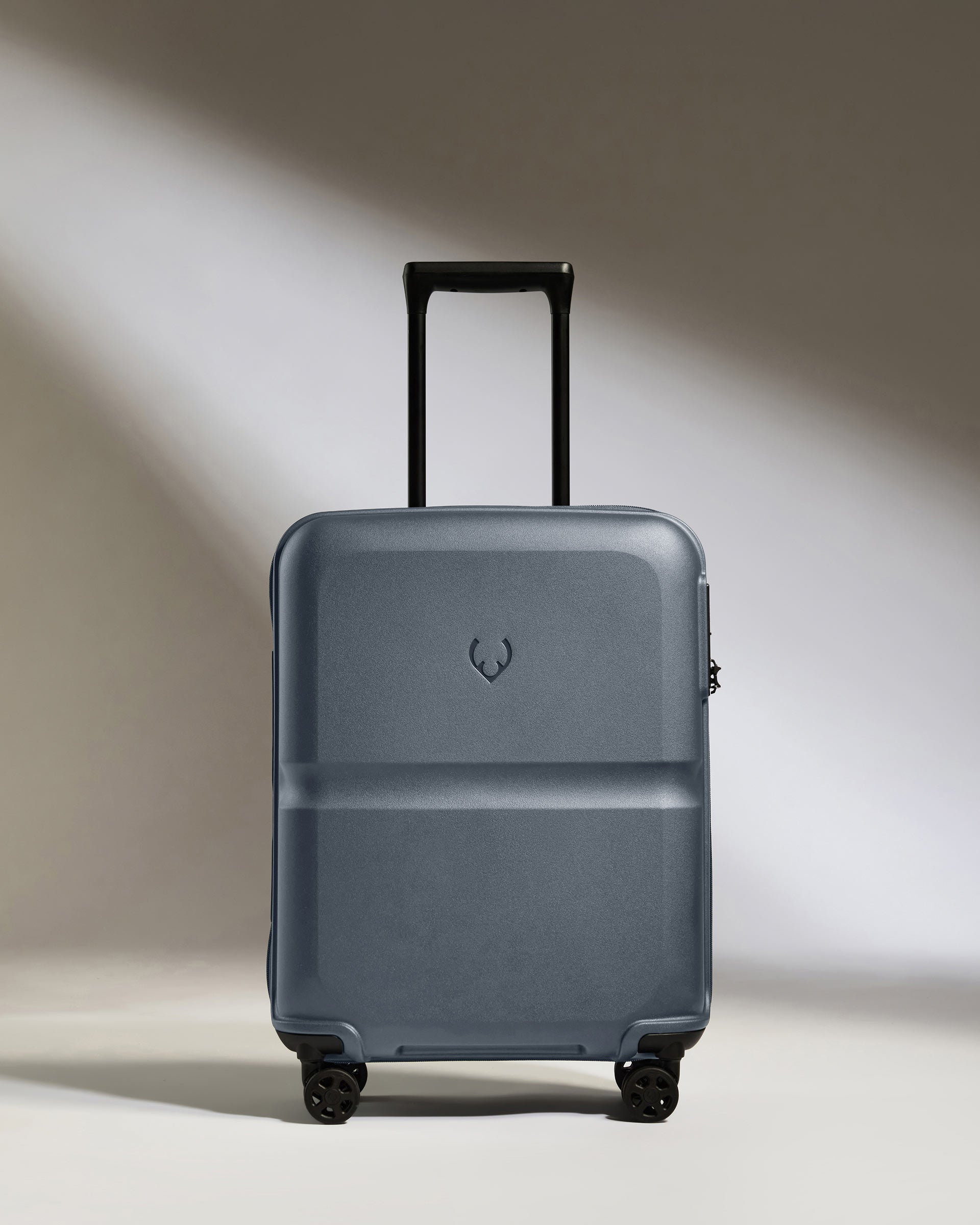 a suitcase with handle and wheels