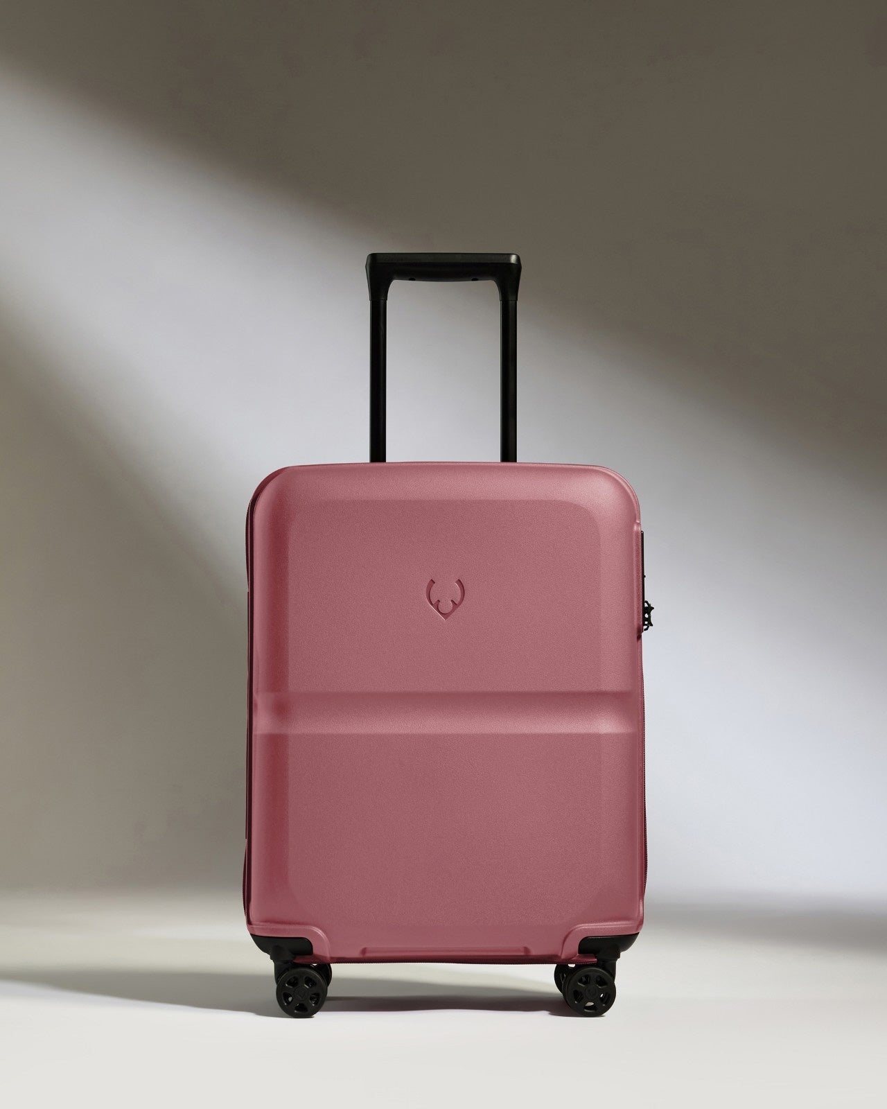 Cabin Suitcase in Clay Pink - Single Stripe
