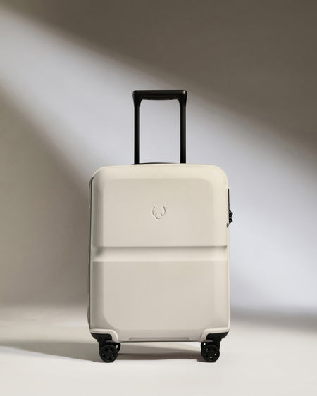 Cabin Suitcase in Taupe - Single Stripe