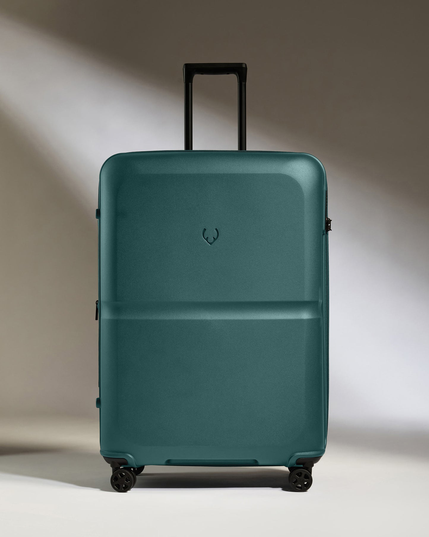 Large Suitcase in Marsh Blue - Single Stripe
