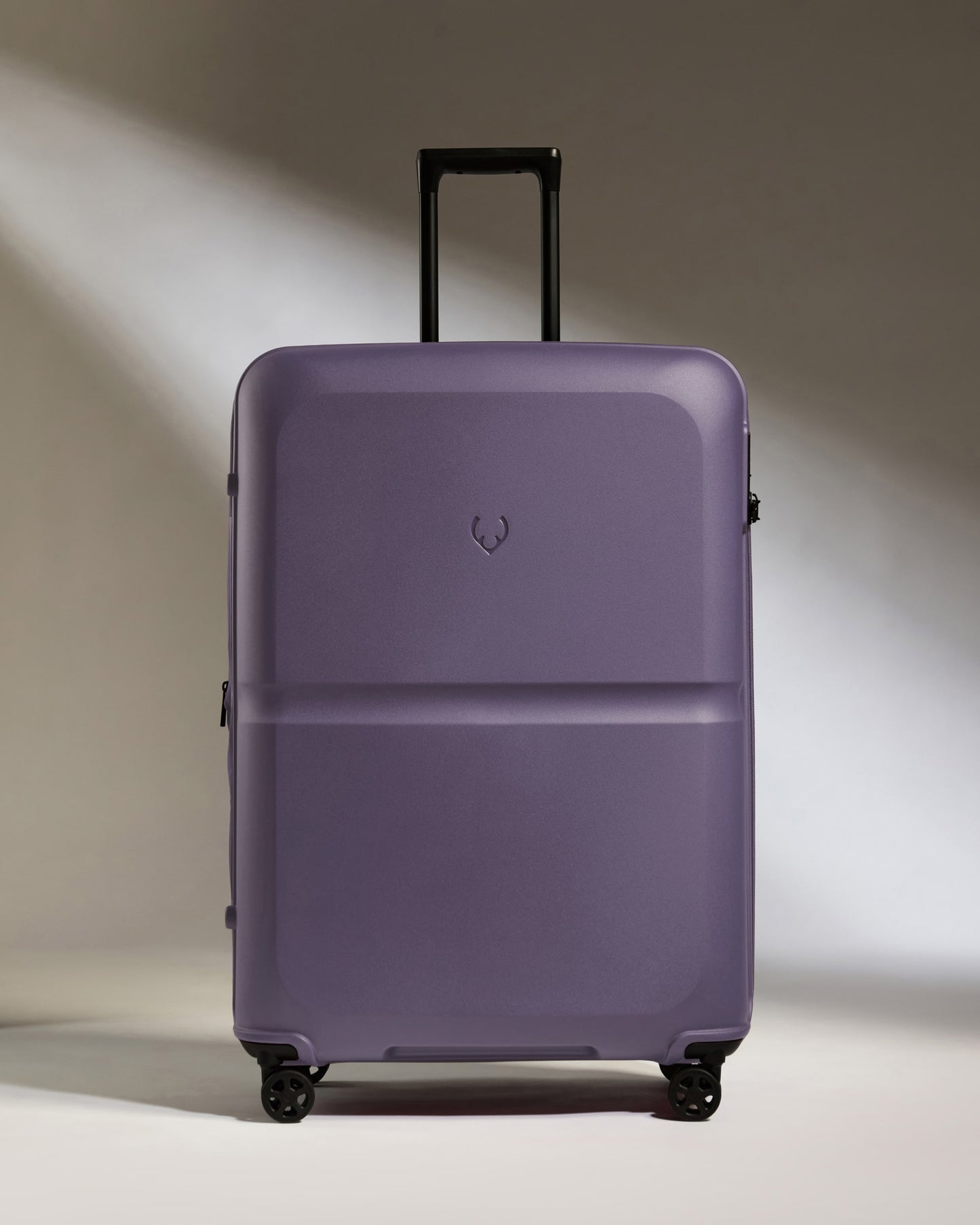 Large Suitcase in Thistle Purple - Single Stripe