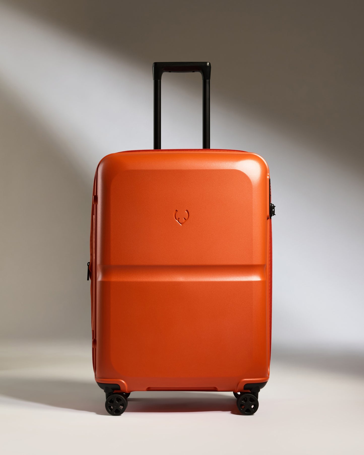 Medium Suitcase in Ember Orange - Single Stripe