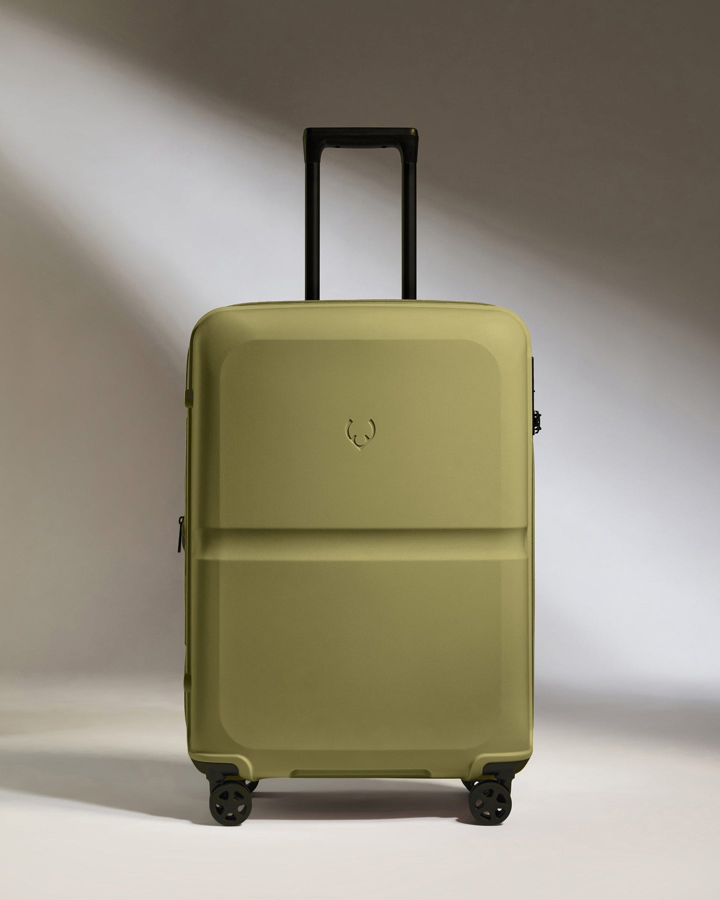 Medium Suitcase in Reed Green - Single Stripe
