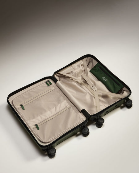 Cabin Suitcase in Fern Green - Icon Stripe