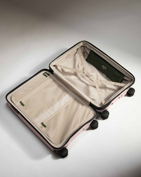 Medium Suitcase in Moorland Pink - Icon Stripe