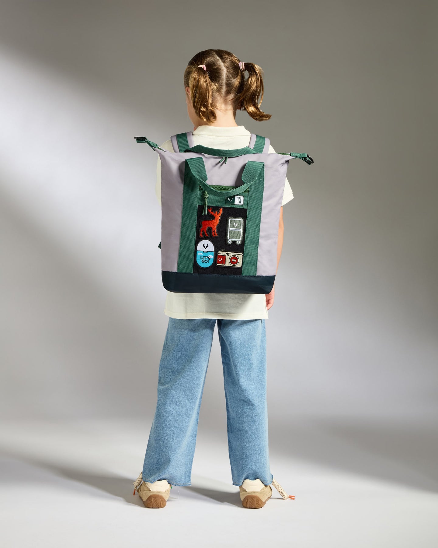 Kids Essential Backpack in Meadow Purple