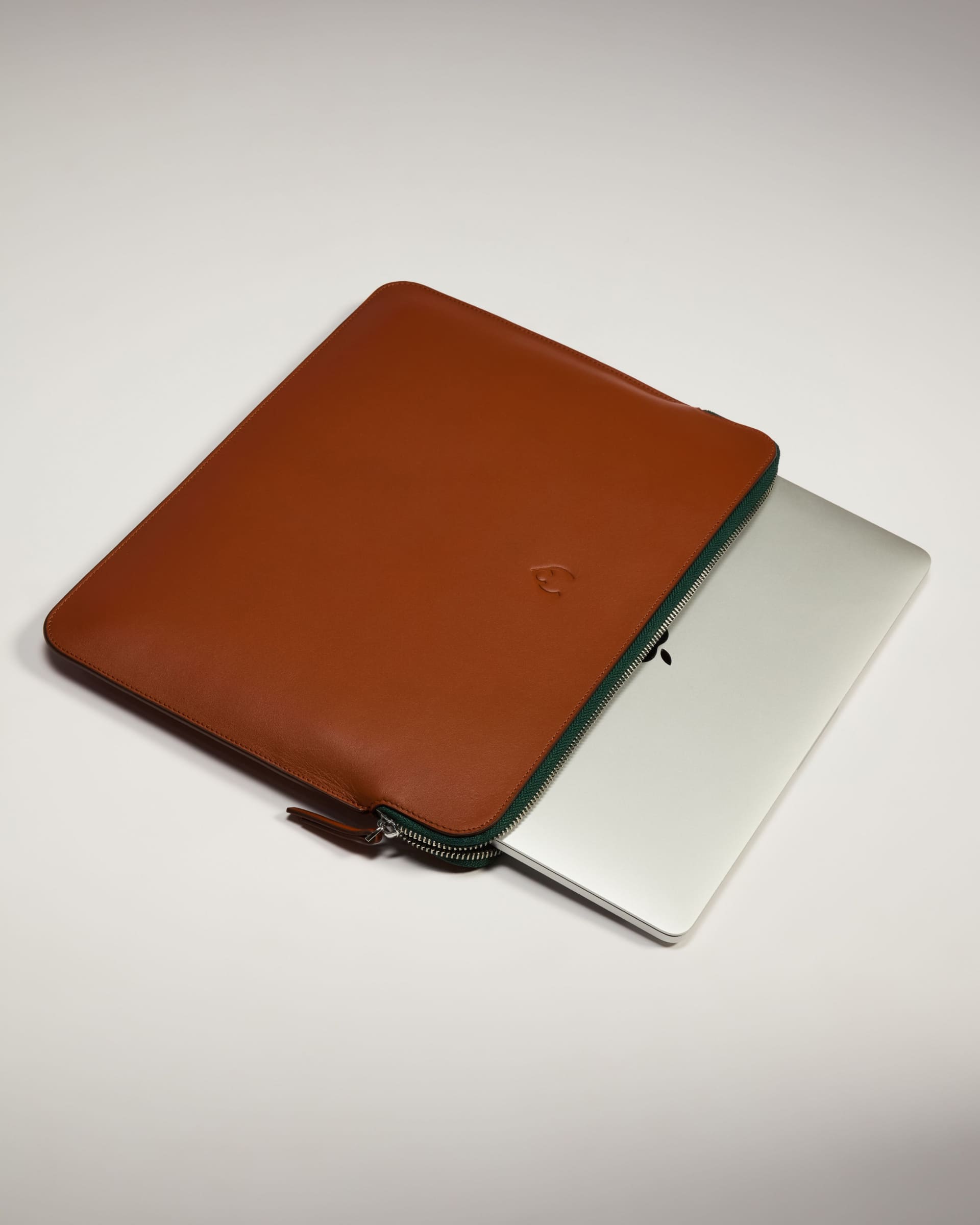 Laptop Document Case in Tan Leather 1914 Collection