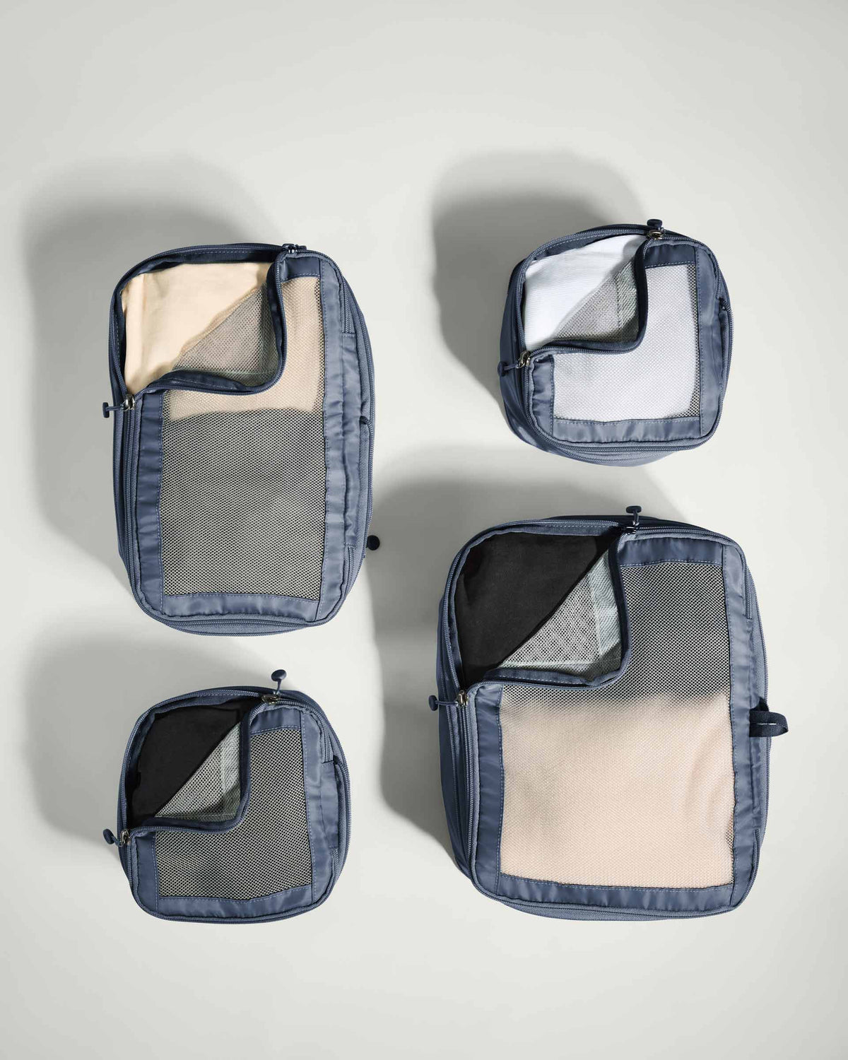 several bags of clothes