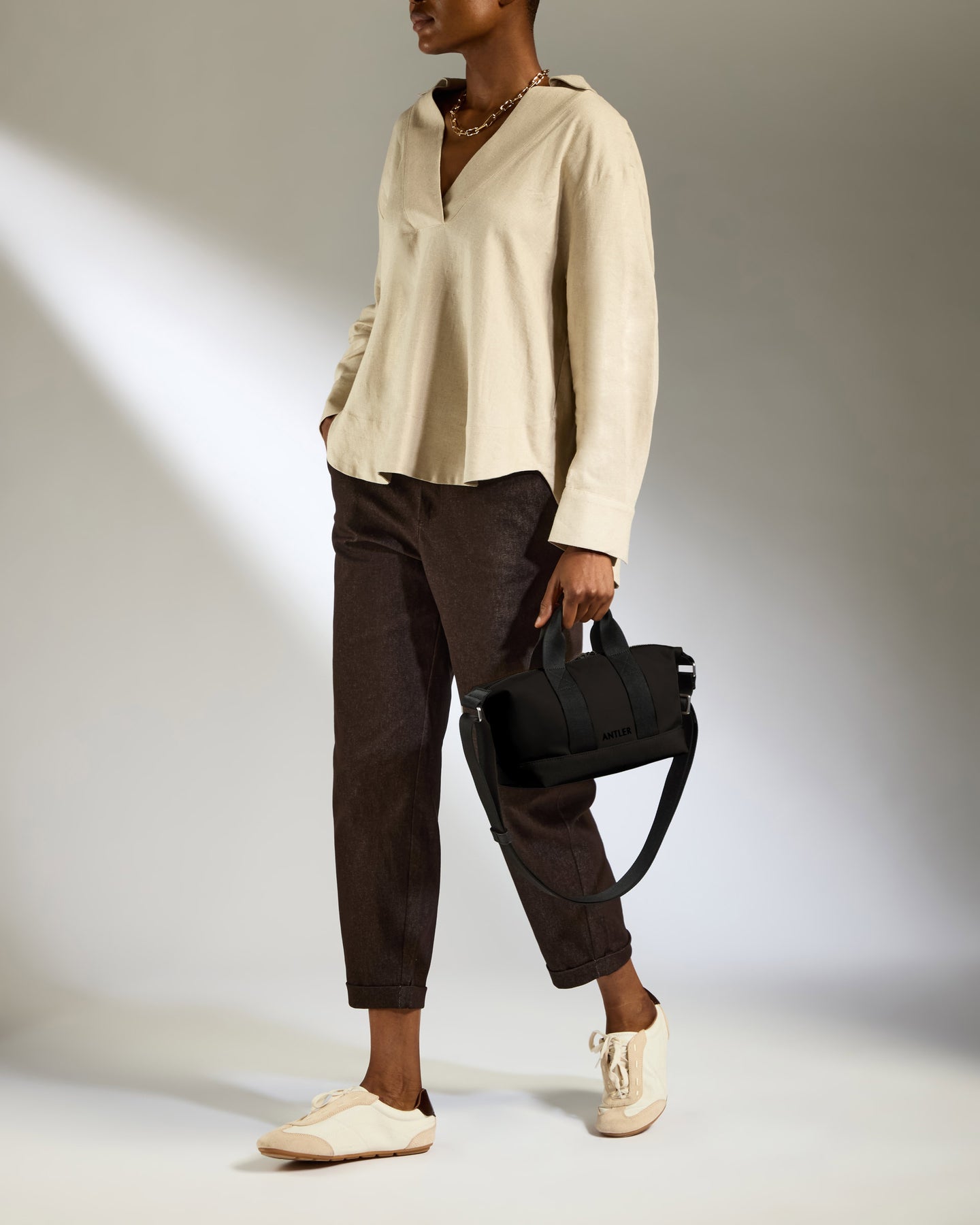 Icon Mini Crossbody Bag in Black