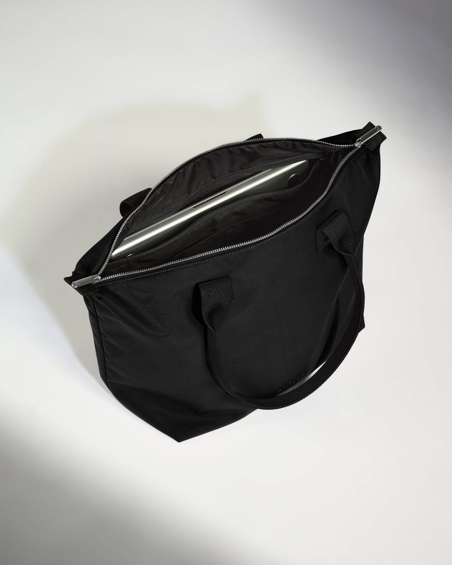Icon Flat Pack Tote Bag in Black