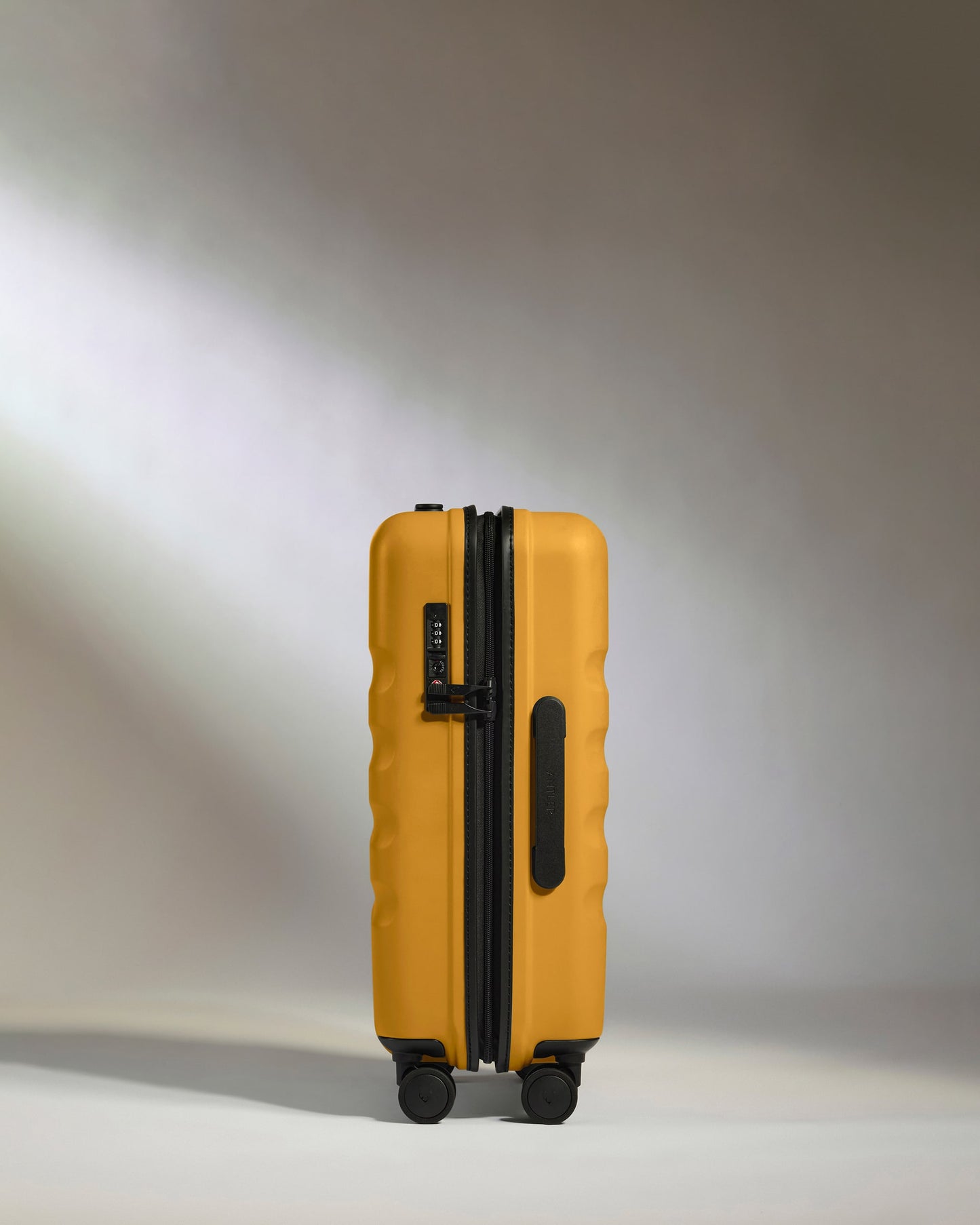 Cabin Suitcase in Mustard Yellow - Icon Stripe