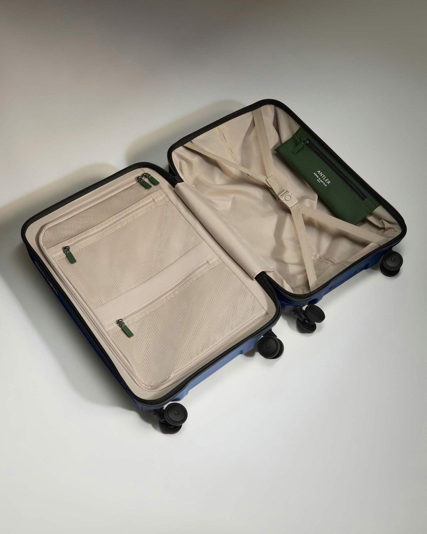 Large Cabin Suitcase in Ocean Blue - Icon Stripe