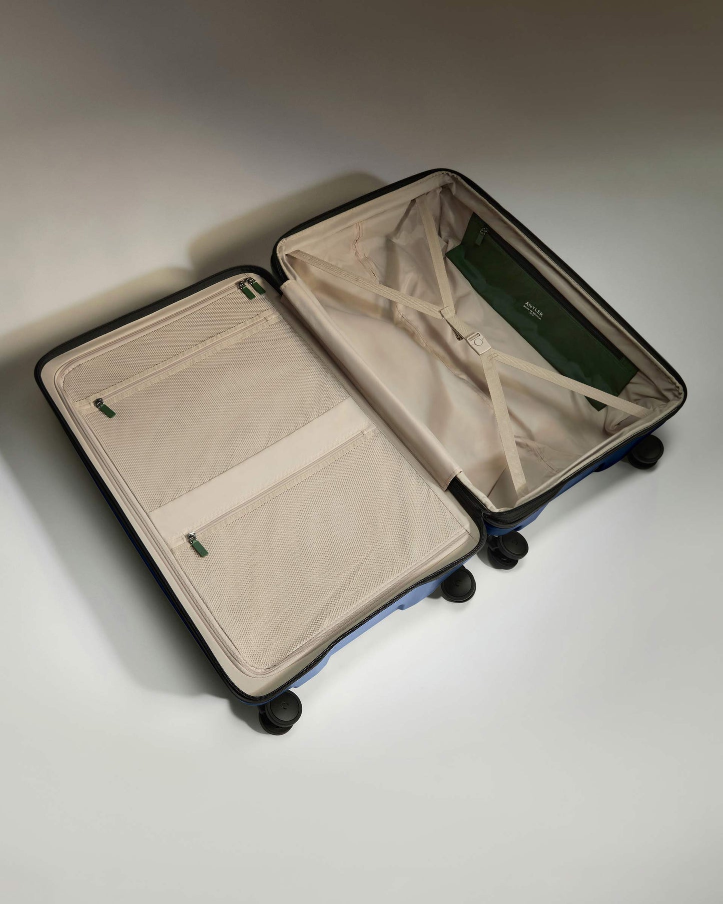 Large Suitcase in Ocean Blue - Icon Stripe