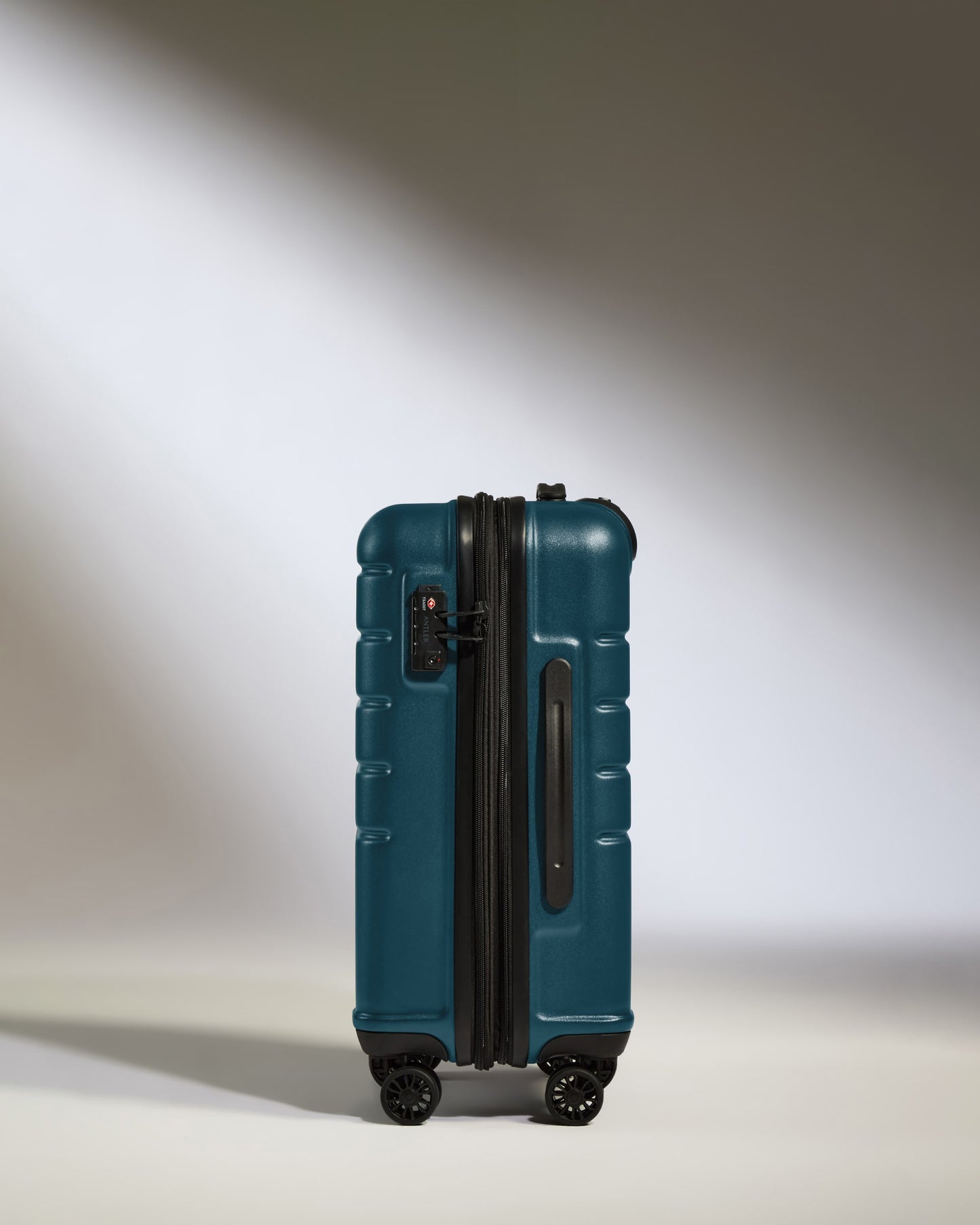 Cabin Suitcase in Soft Blue - Logo