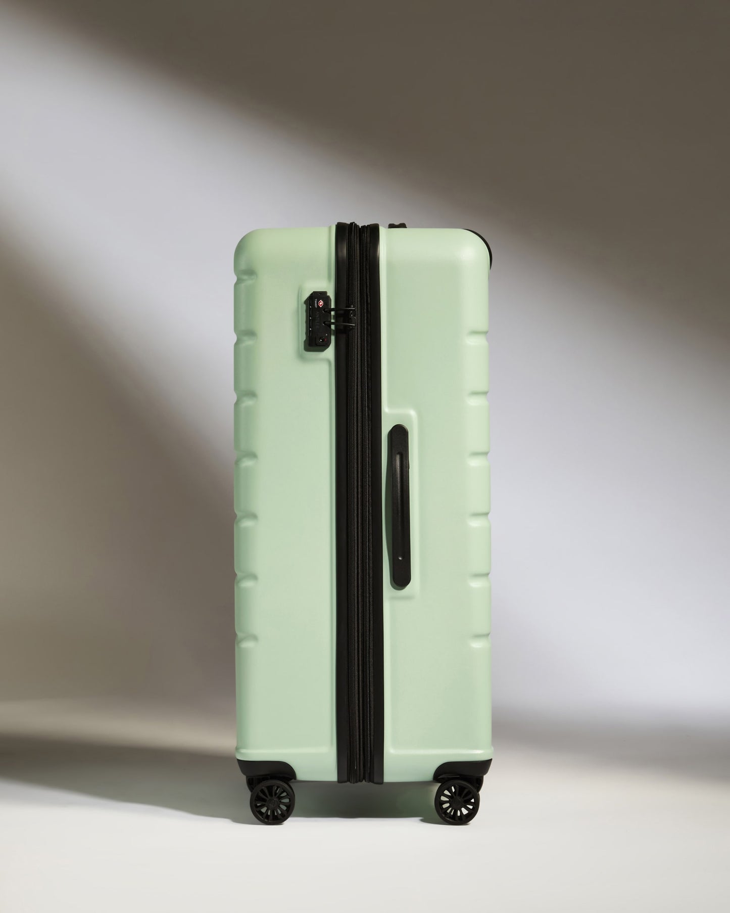 Large Suitcase in Aspen Green - Logo