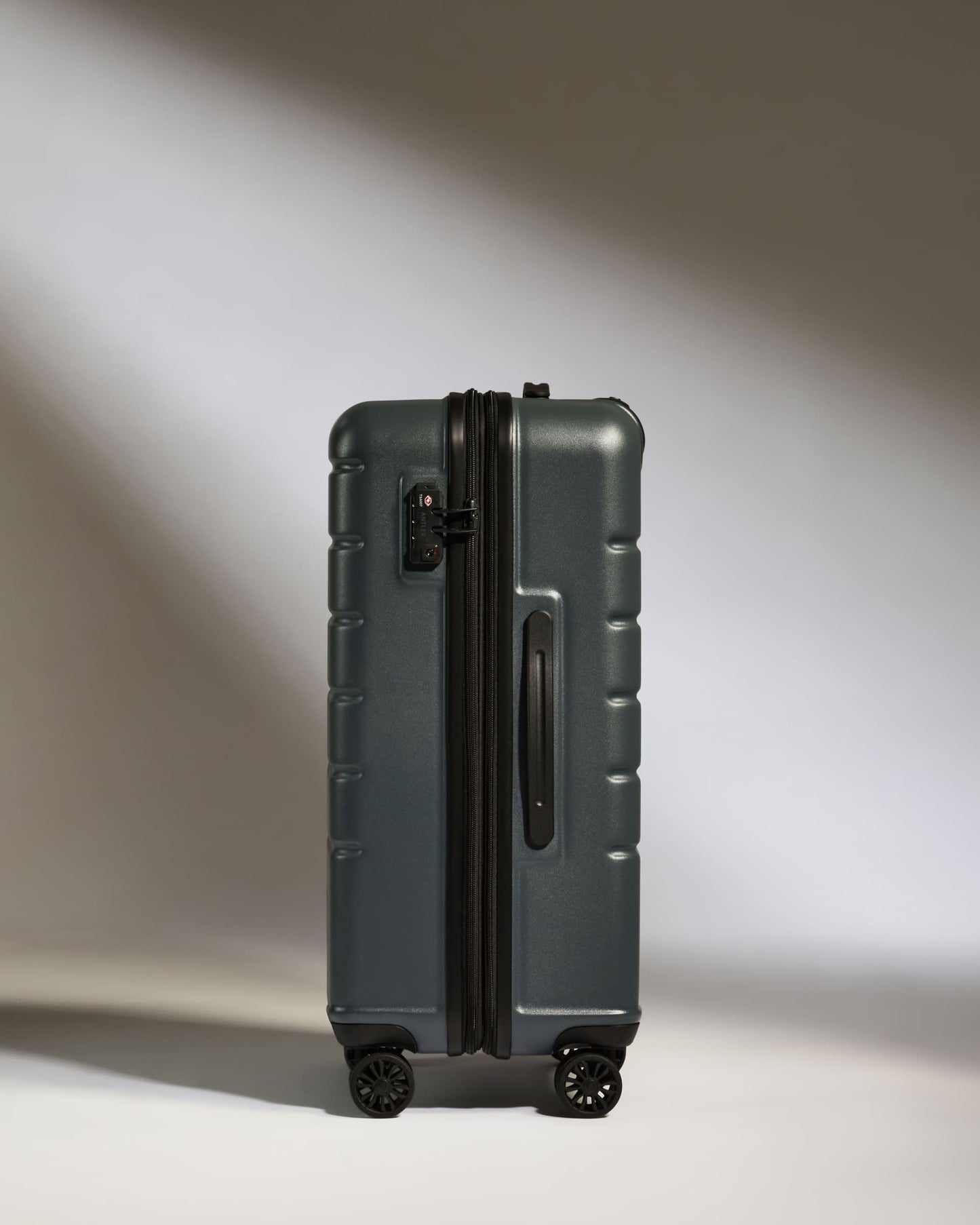 Medium Suitcase in Granite Grey - Logo