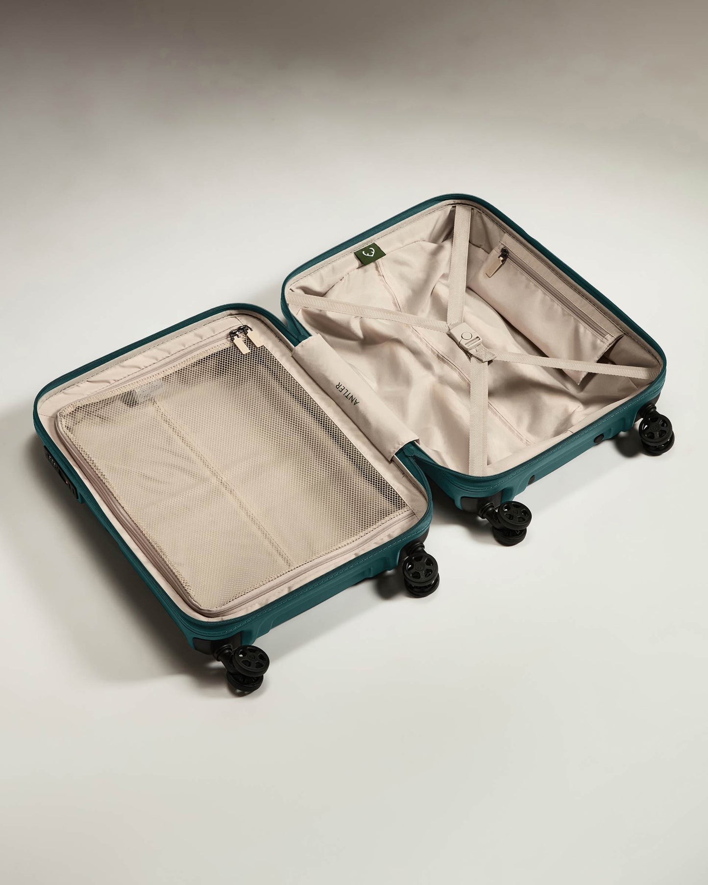Cabin Suitcase in Marsh Blue - Single Stripe