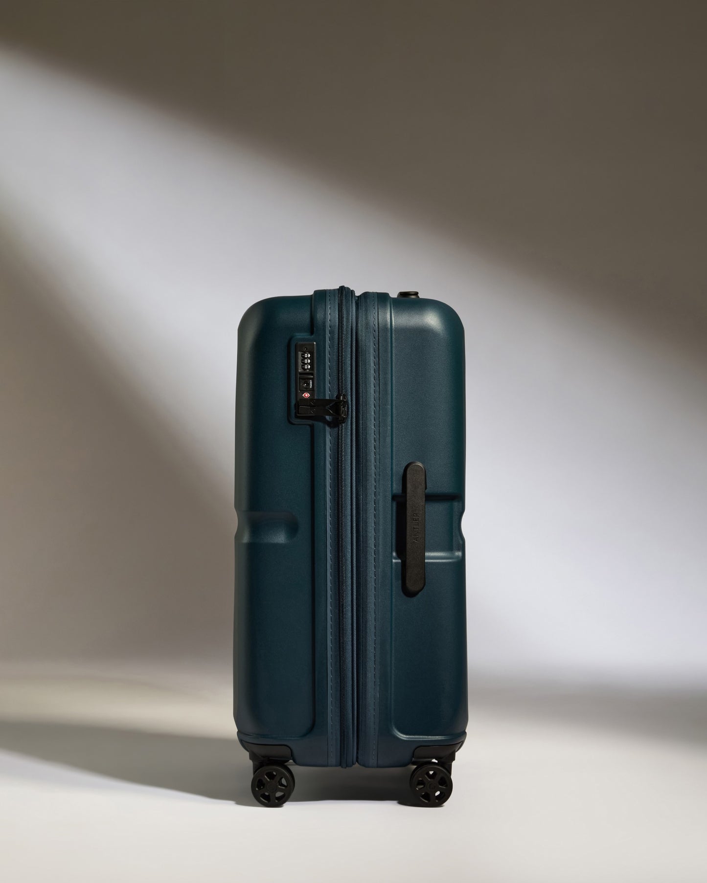 Medium Suitcase in Indigo Blue - Single Stripe