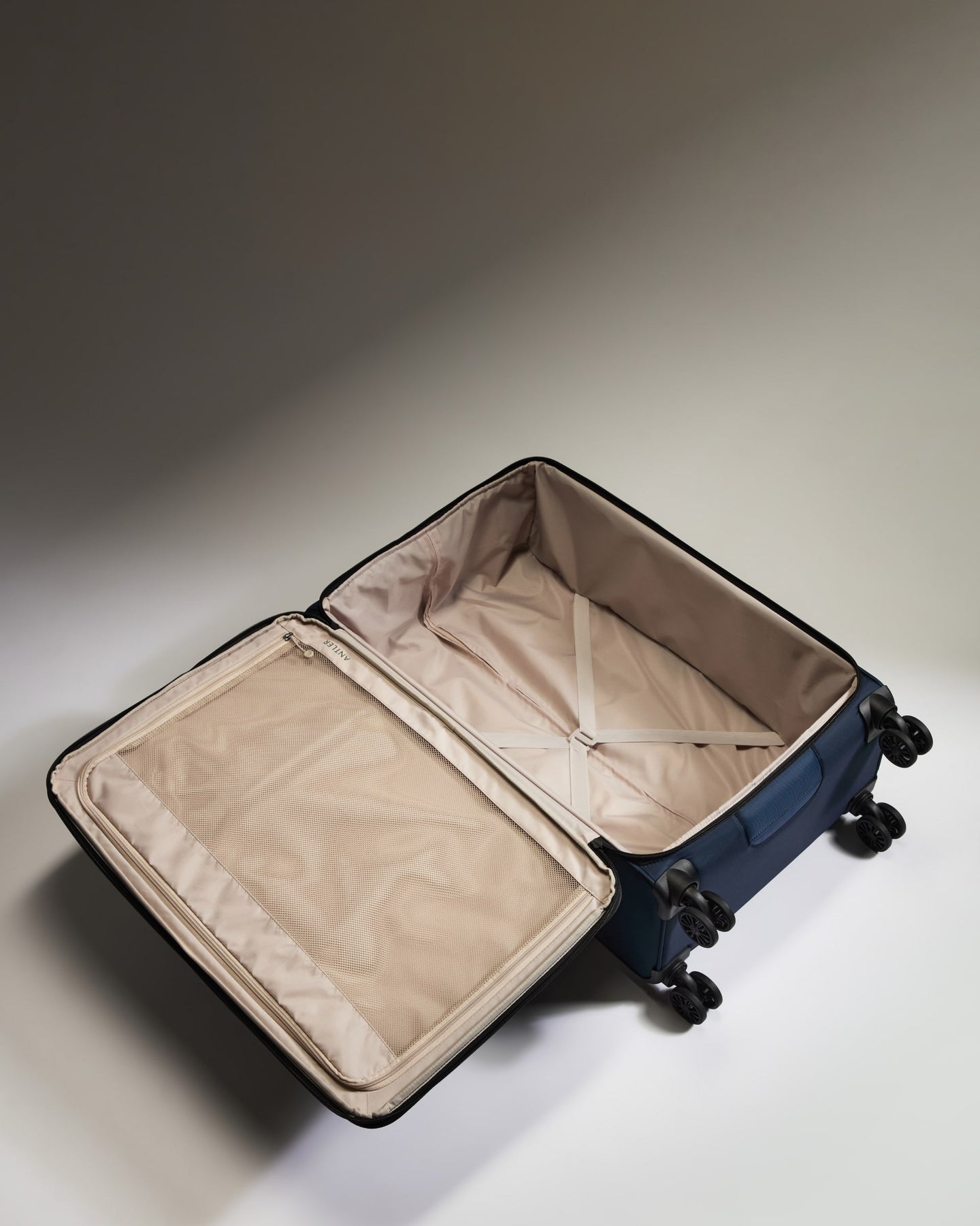 Lightest Large Suitcase in Indigo Blue - Soft Stripe 2.0