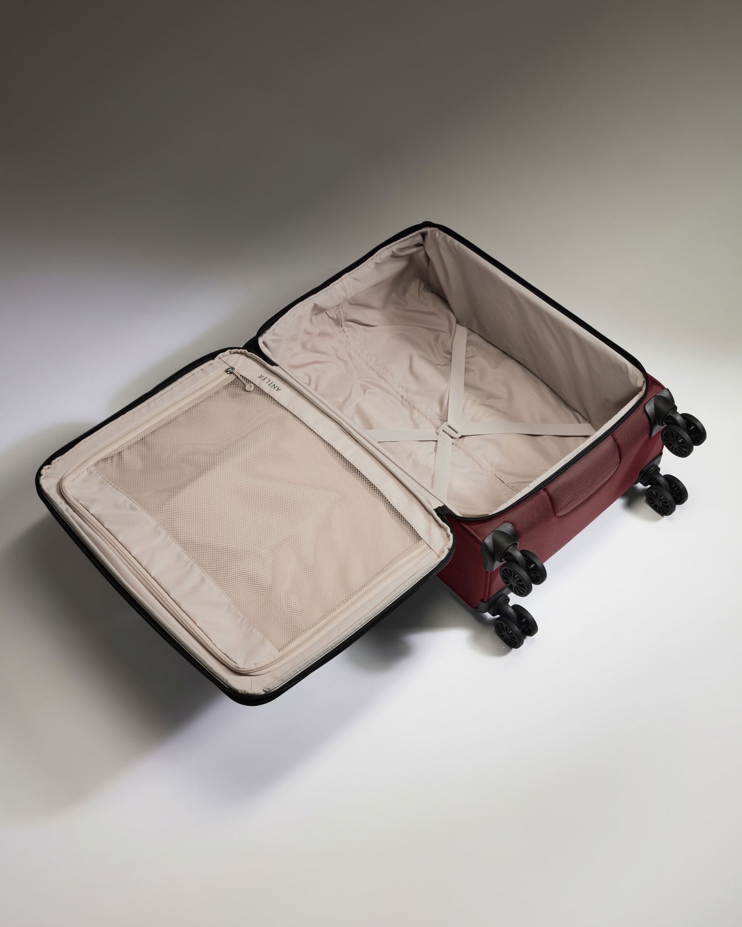 Lightest Medium Suitcase in Cedar - Soft Stripe 2.0