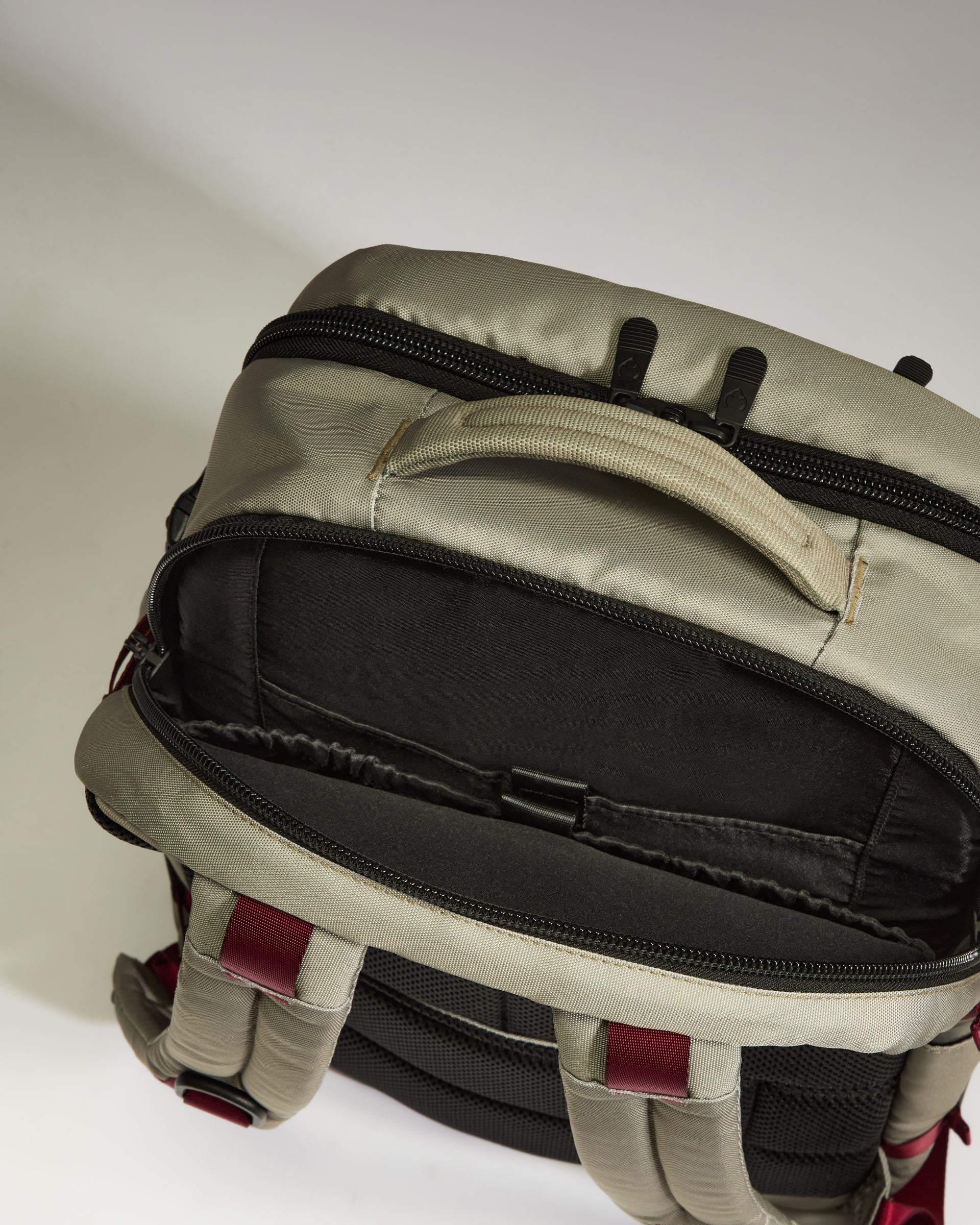 a close up of a backpack