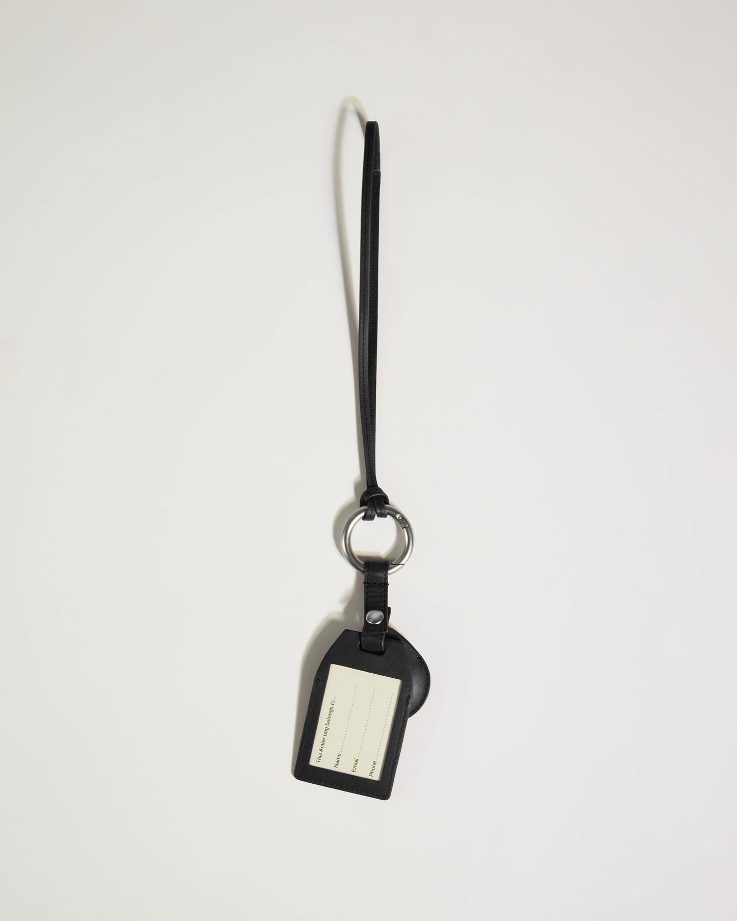Heritage AirTag Holder & Luggage Tag in Black