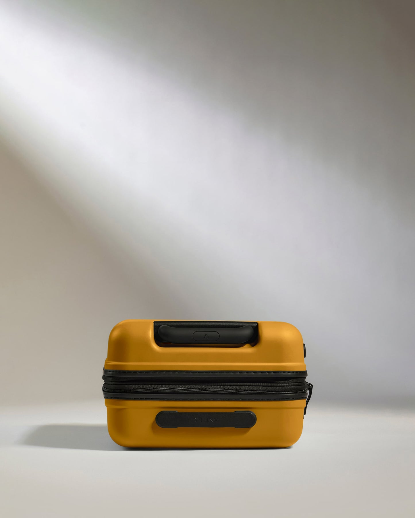 Expandable Cabin Suitcase in Mustard Yellow - Icon Stripe
