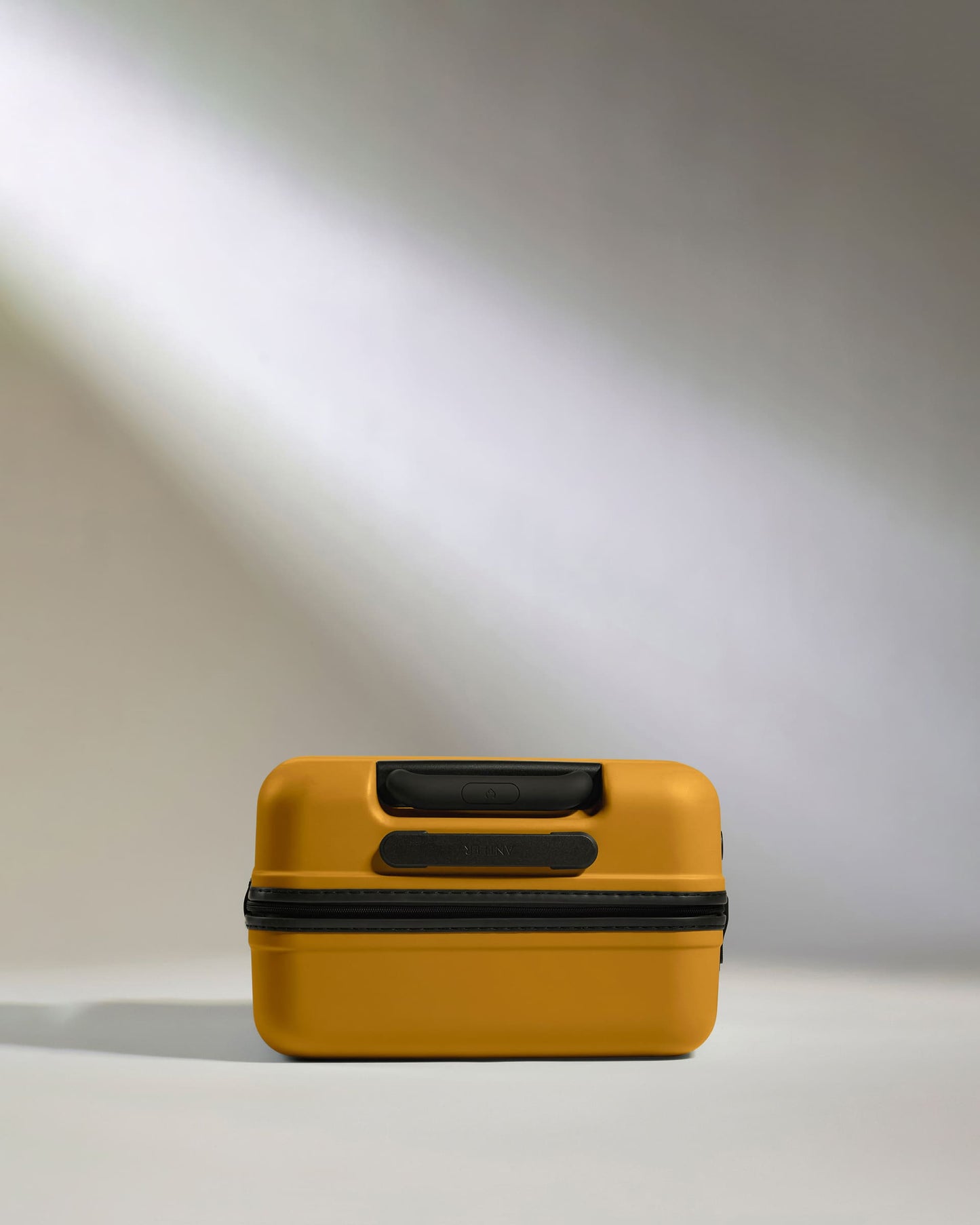 Large Cabin Suitcase in Mustard Yellow - Icon Stripe