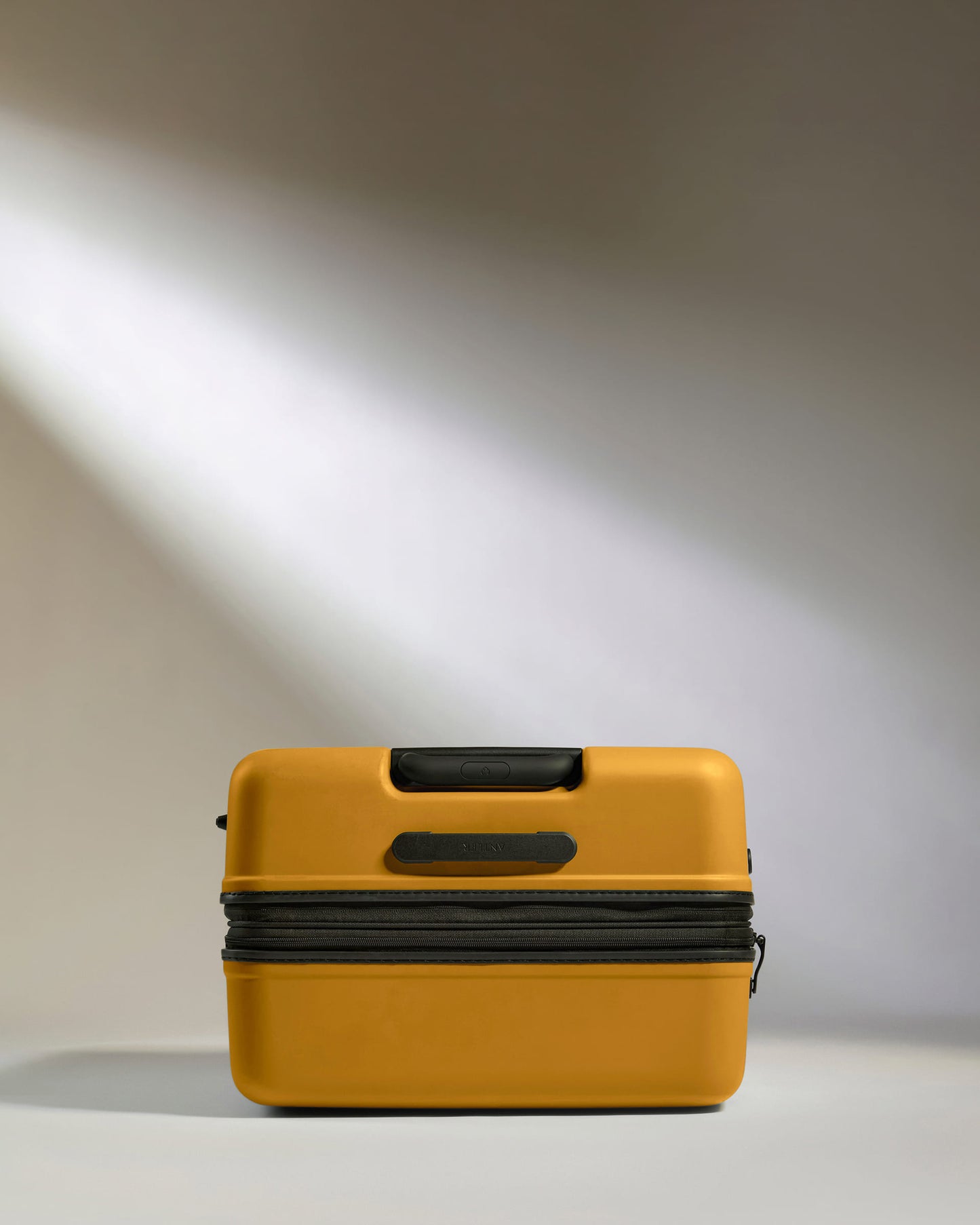 Large Suitcase in Mustard Yellow - Icon Stripe