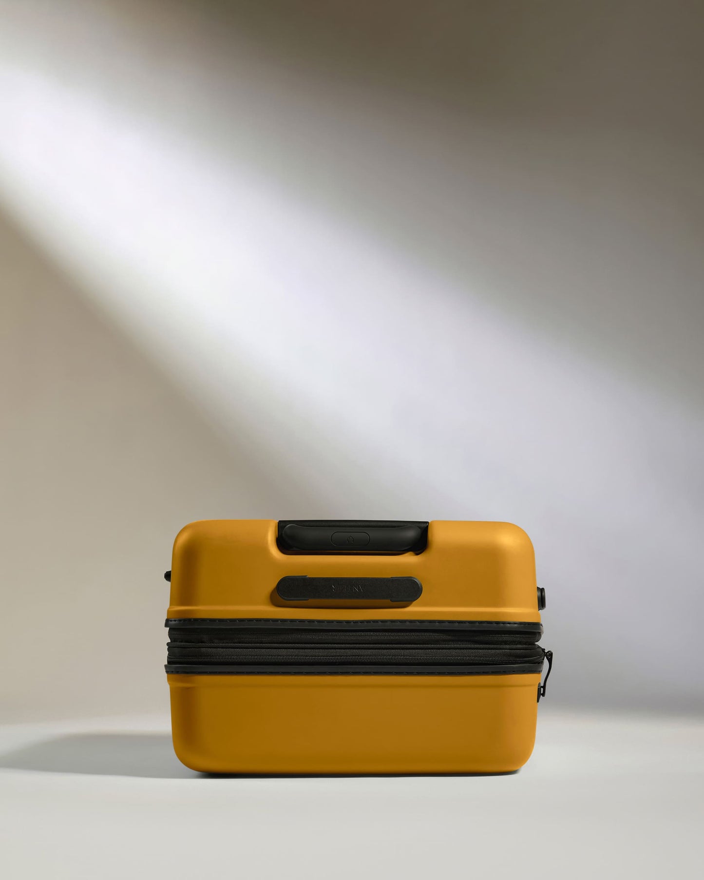 Medium Suitcase in Mustard Yellow - Icon Stripe
