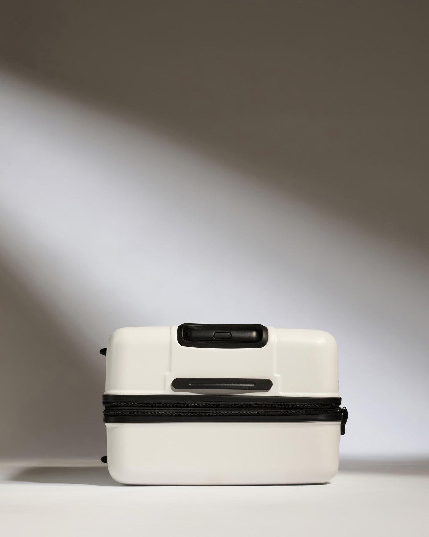 Large Suitcase in Arctic White - Logo