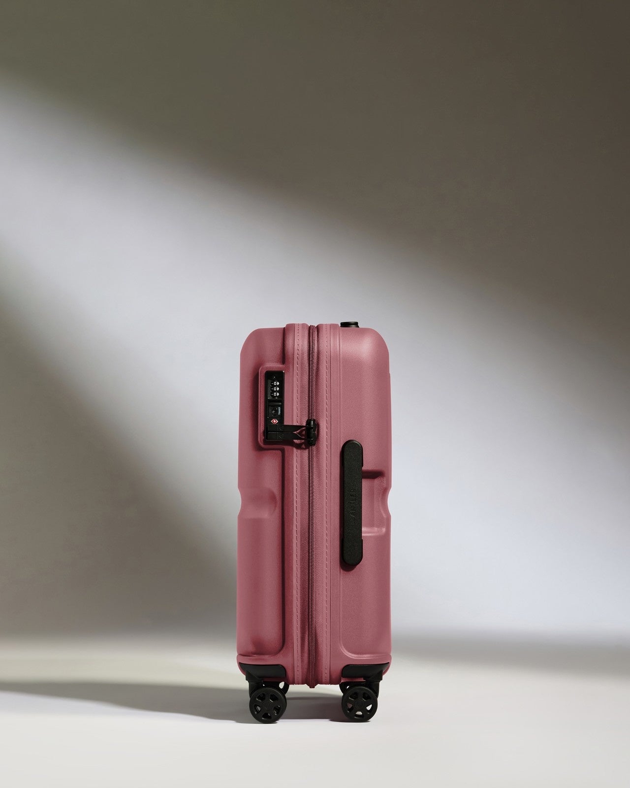 Cabin Suitcase in Clay Pink - Single Stripe