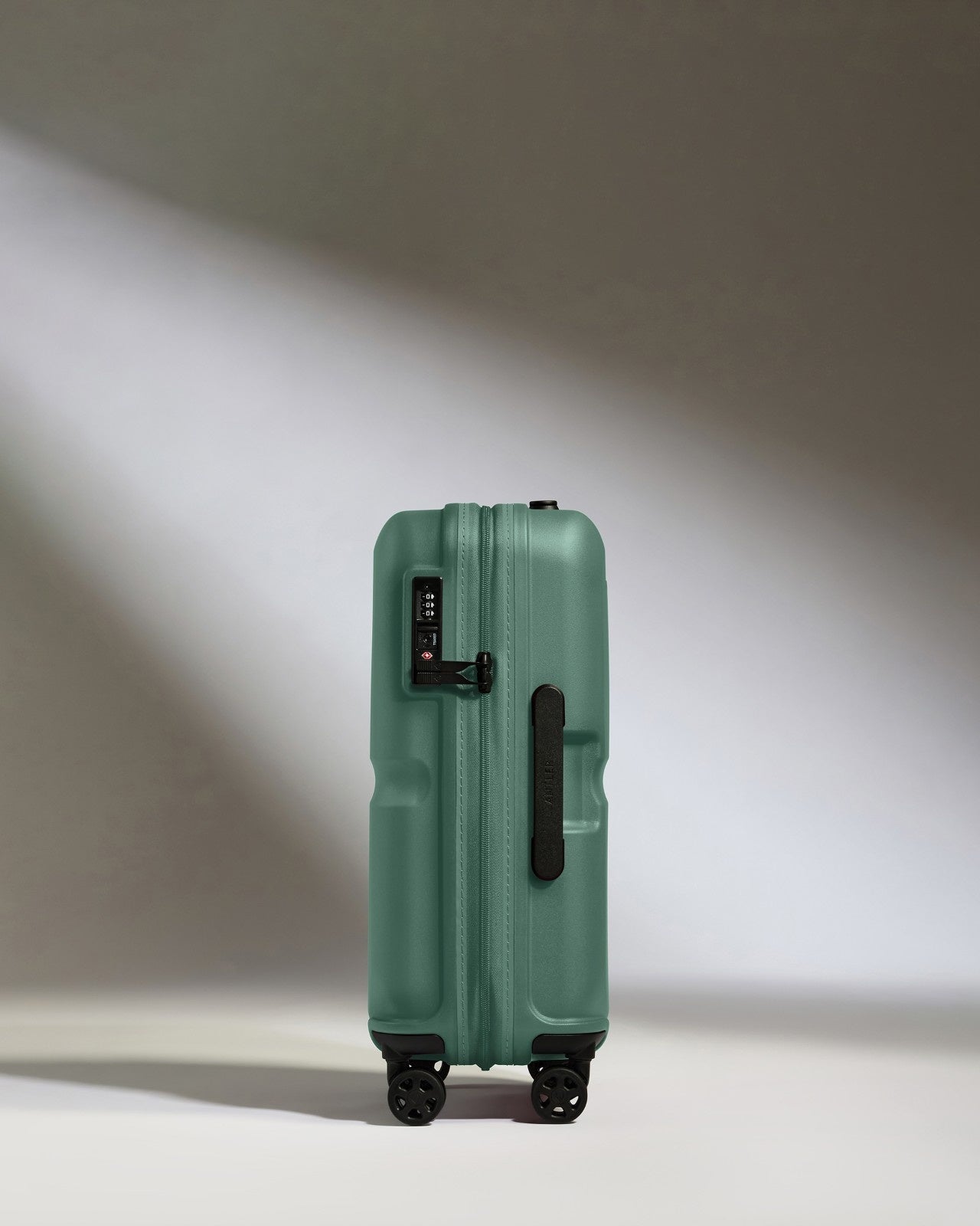 Cabin Suitcase in Seagrass Green - Single Stripe