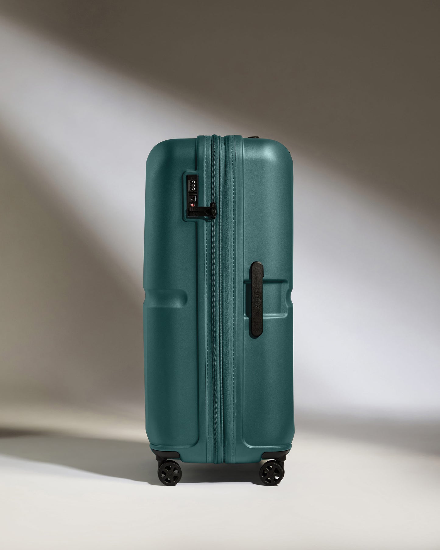 Large Suitcase in Marsh Blue - Single Stripe