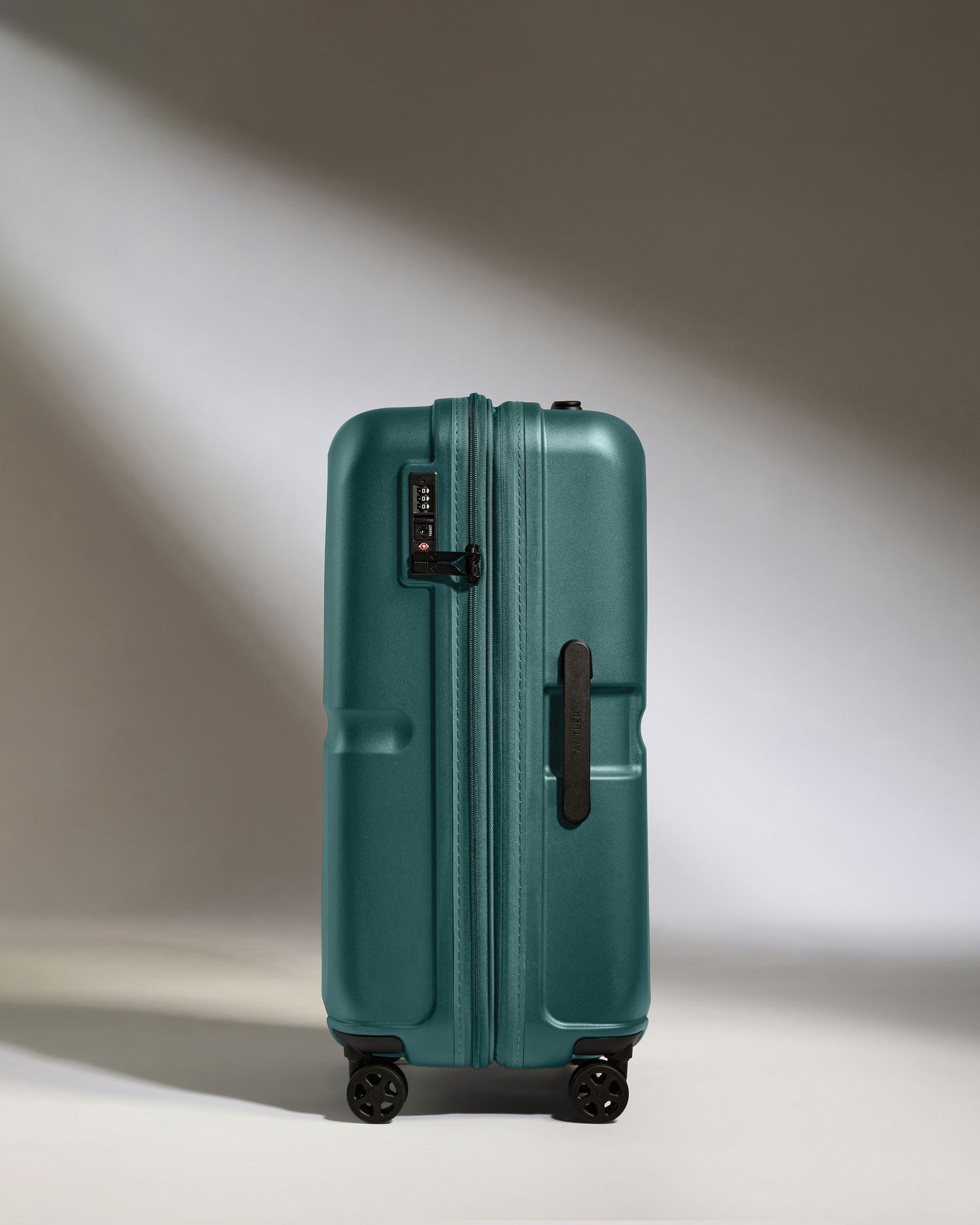Medium Suitcase in Marsh Blue - Single Stripe