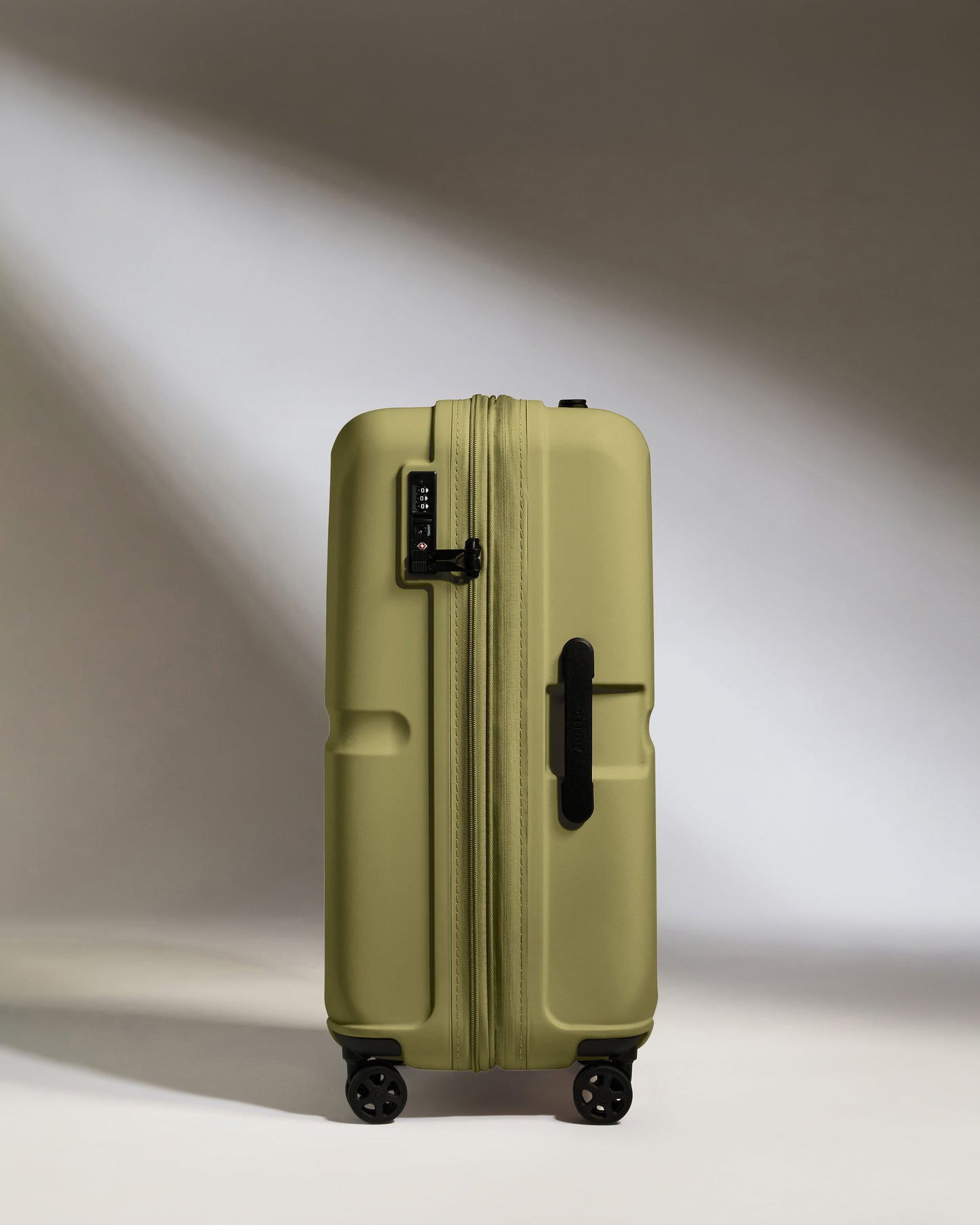 Medium Suitcase in Reed Green - Single Stripe
