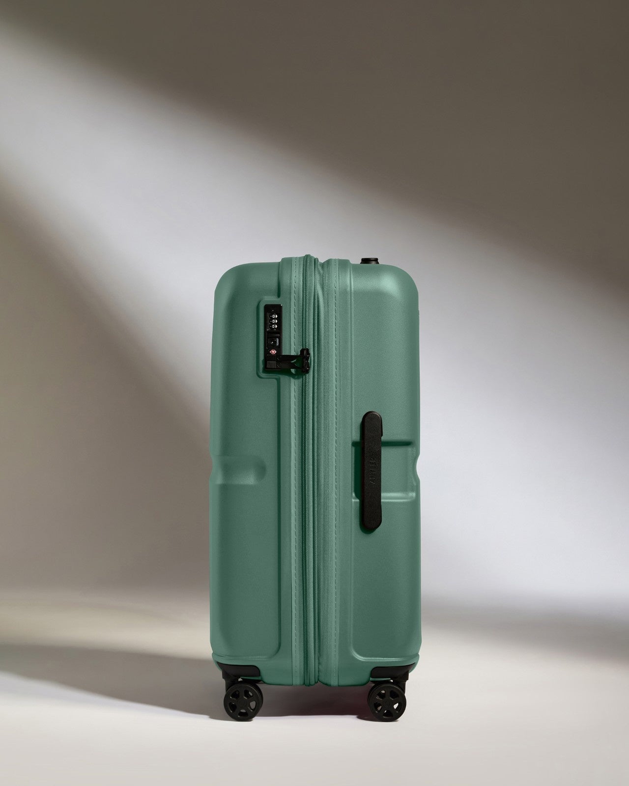 Medium Suitcase in Seagrass Green - Single Stripe
