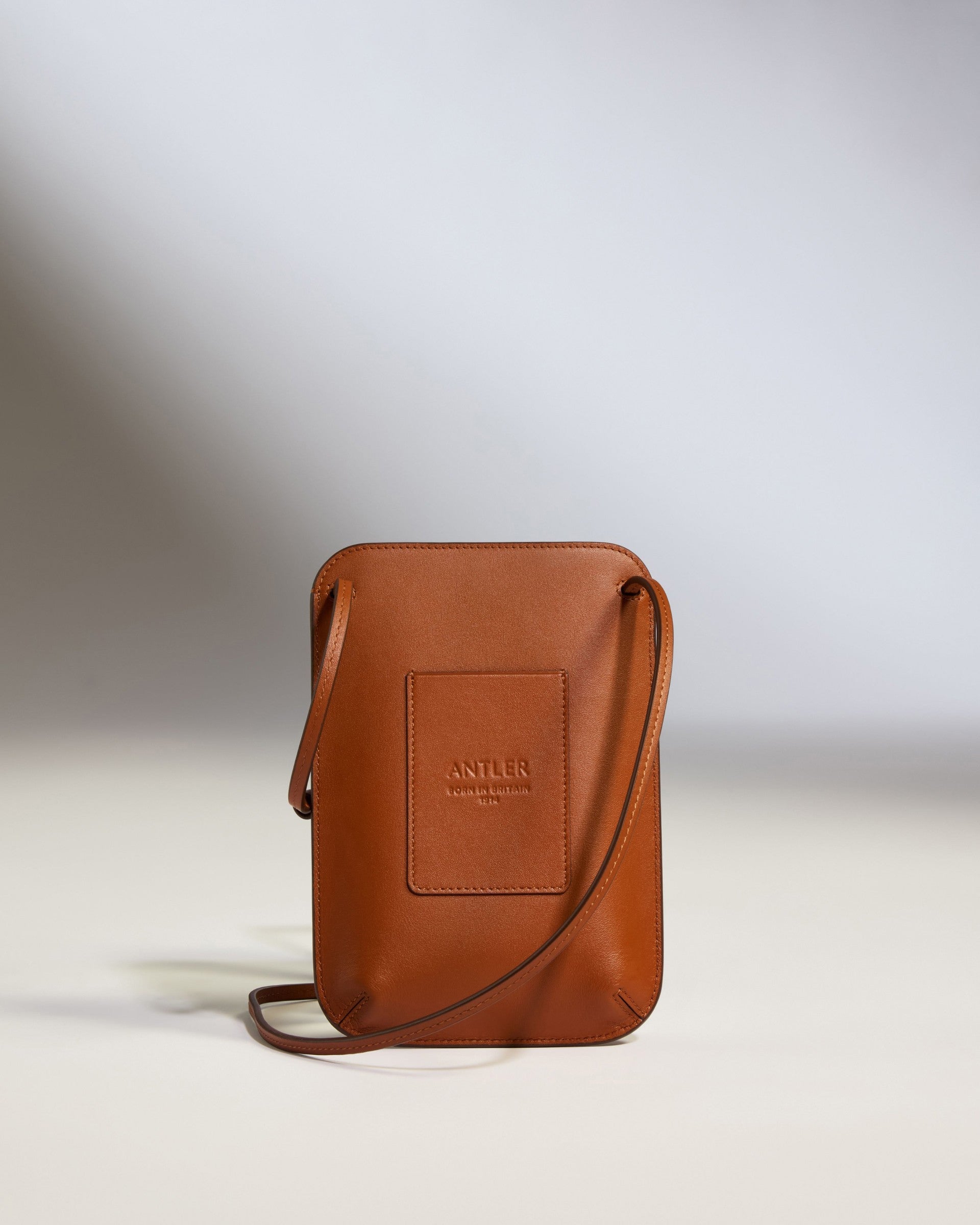 Crossbody Bag in Tan Leather 1914 Collection