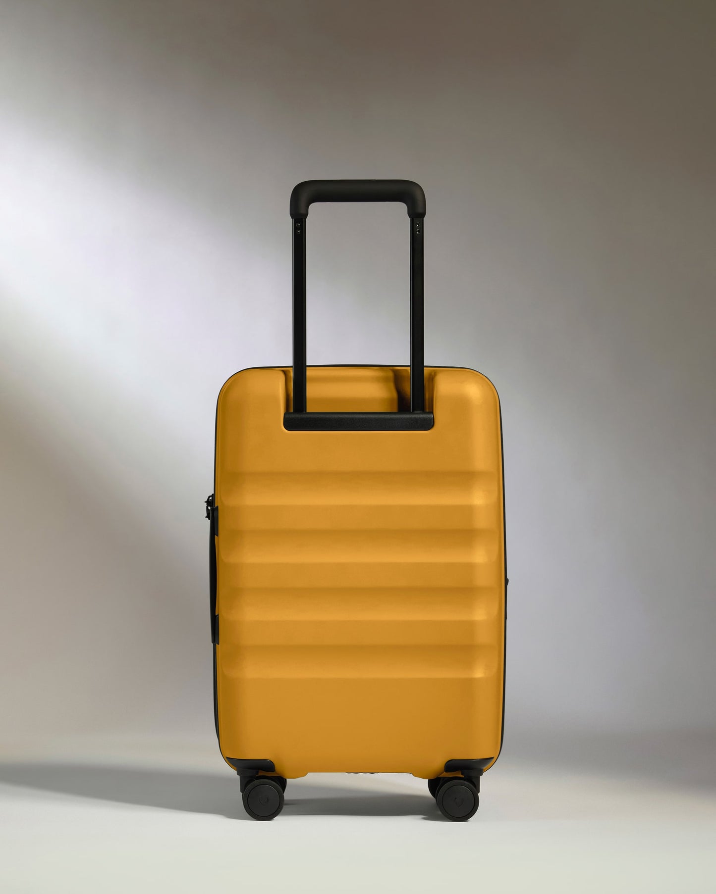 Expandable Cabin Suitcase in Mustard Yellow - Icon Stripe