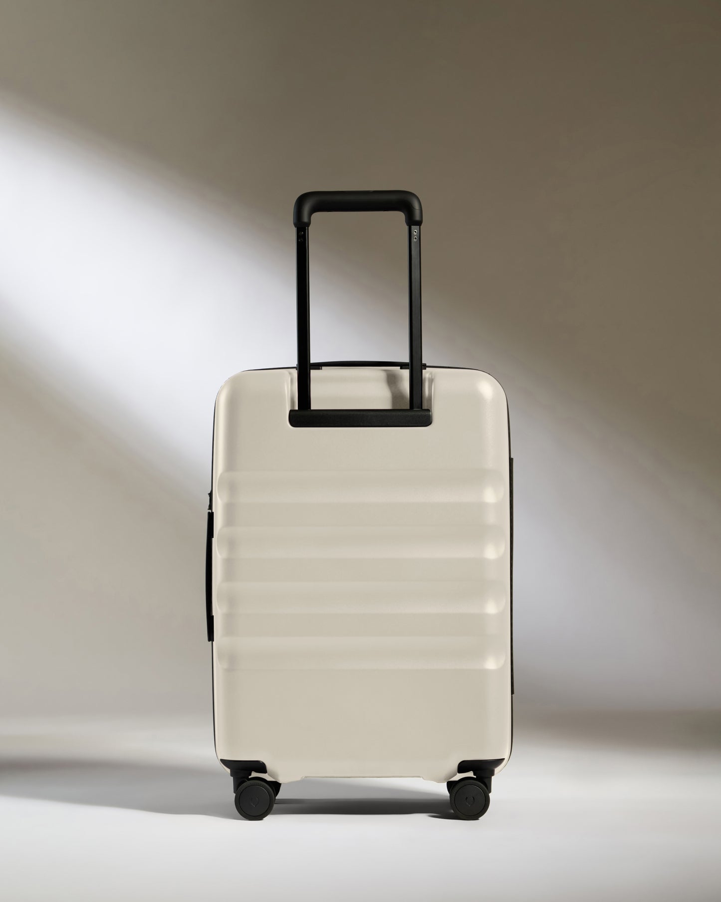 Large Cabin Suitcase in Taupe - Icon Stripe