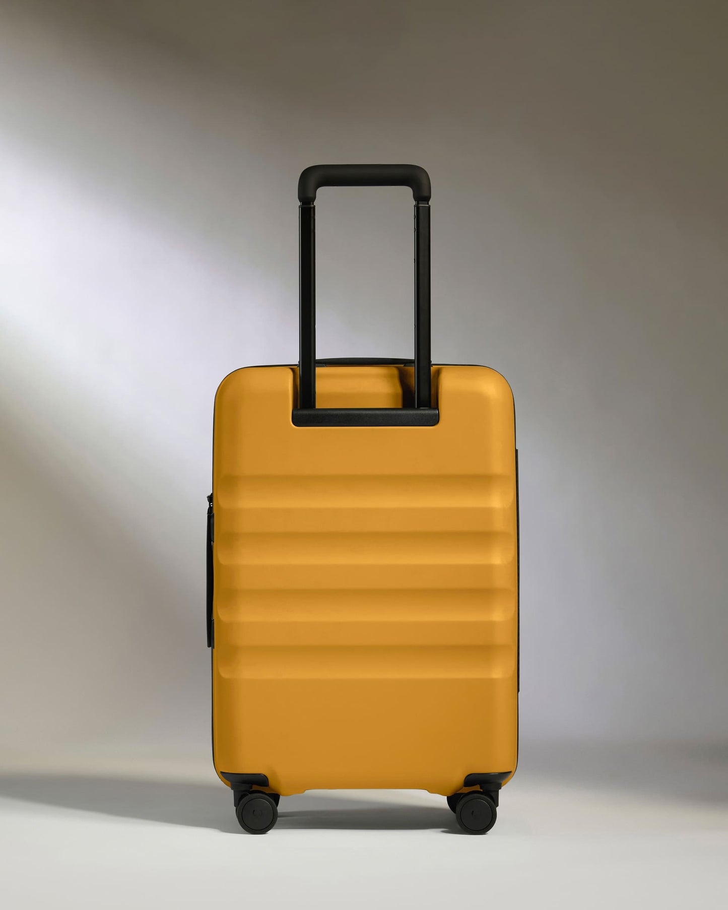 Large Cabin Suitcase in Mustard Yellow - Icon Stripe