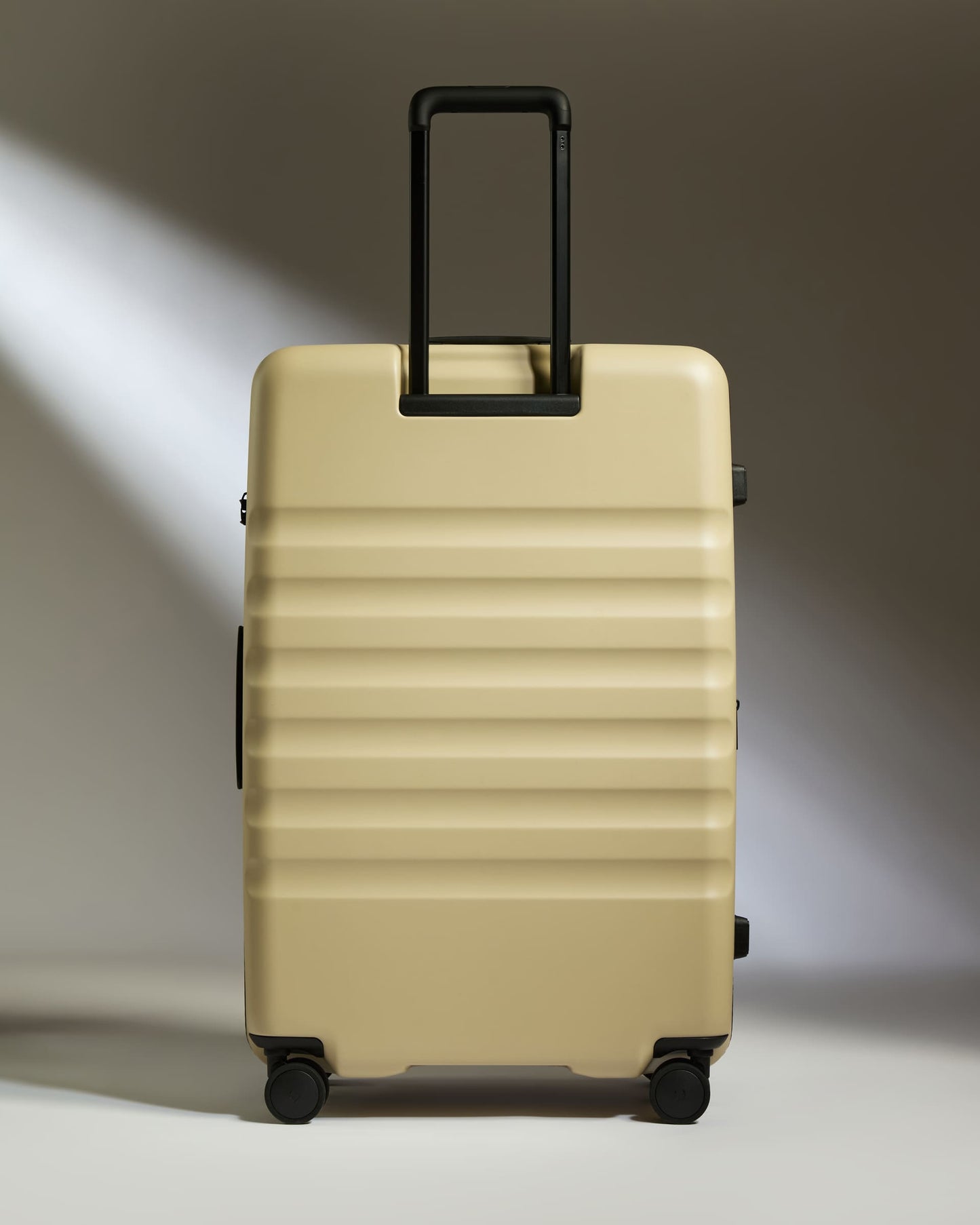 Large Suitcase in Dune Yellow - Icon Stripe