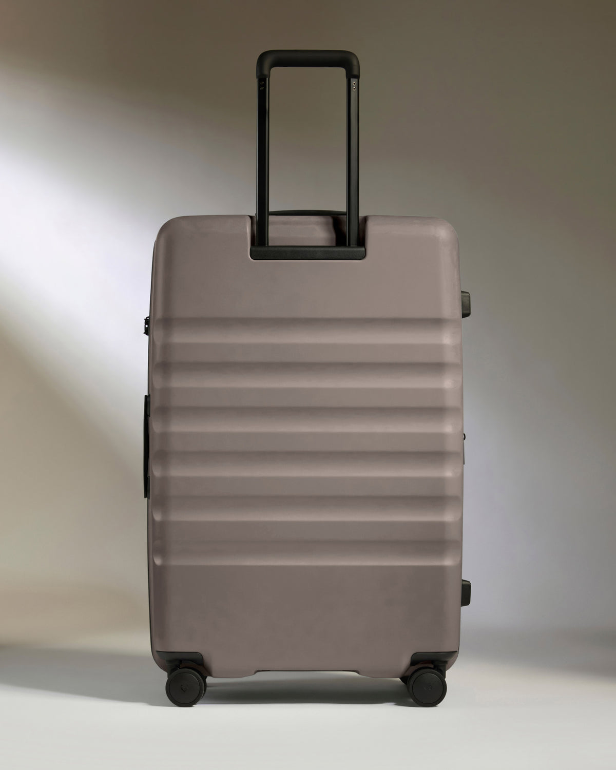 Large Suitcase in Pebble Grey - Icon Stripe