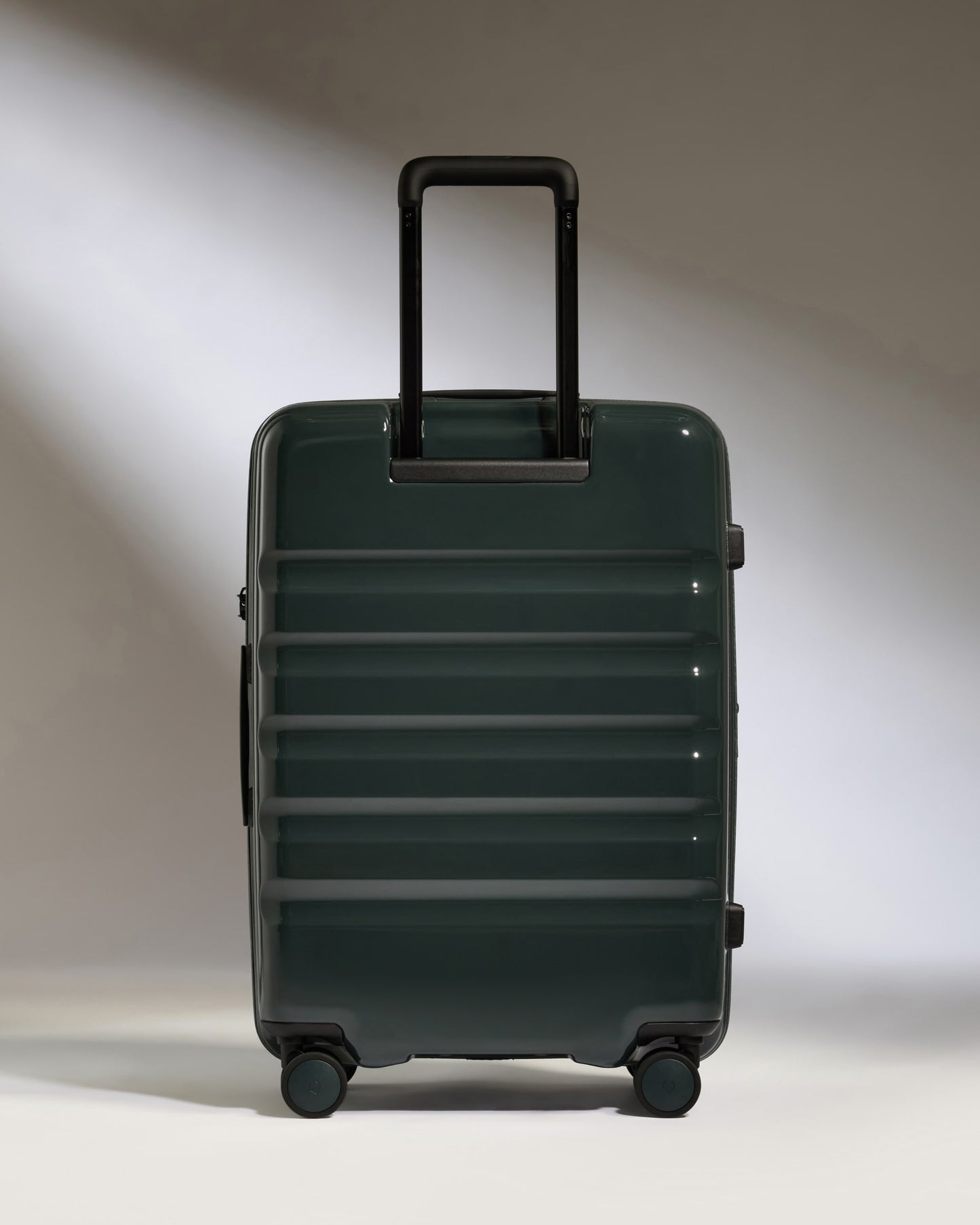 Medium Suitcase in Green Gloss - Icon Stripe