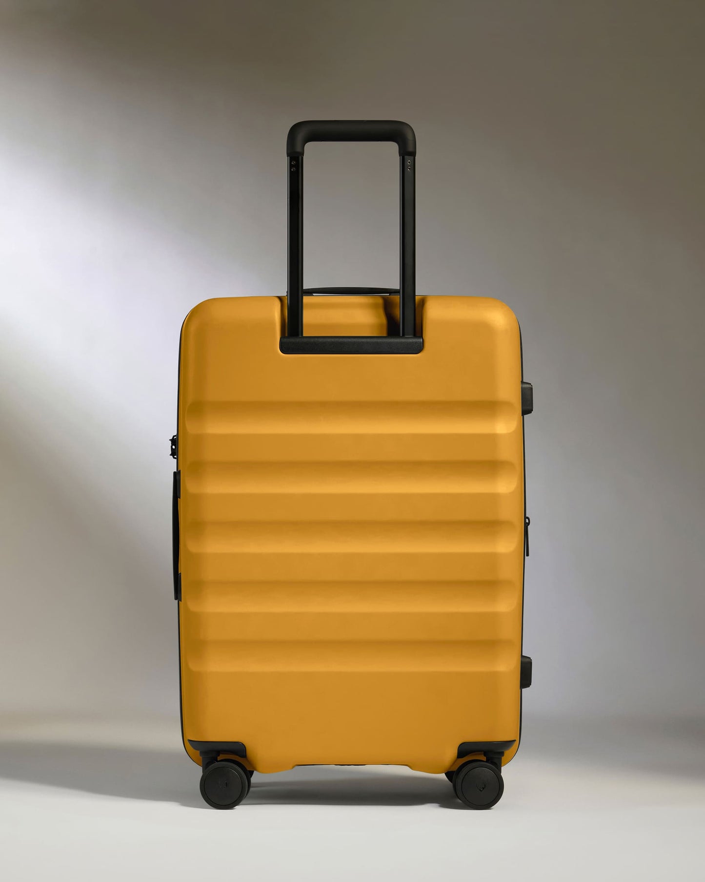 Medium Suitcase in Mustard Yellow - Icon Stripe