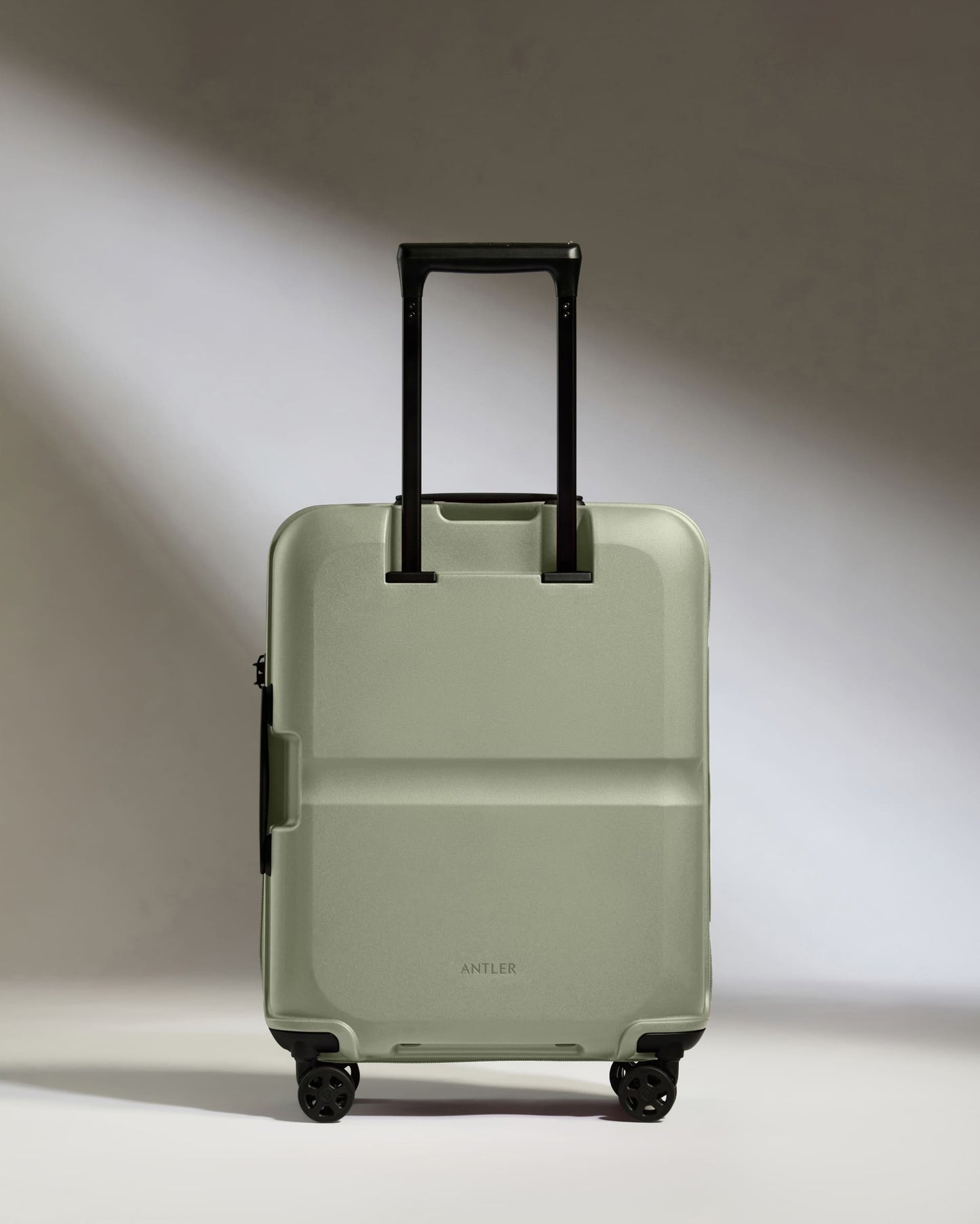 Cabin Suitcase in Clover Green - Single Stripe